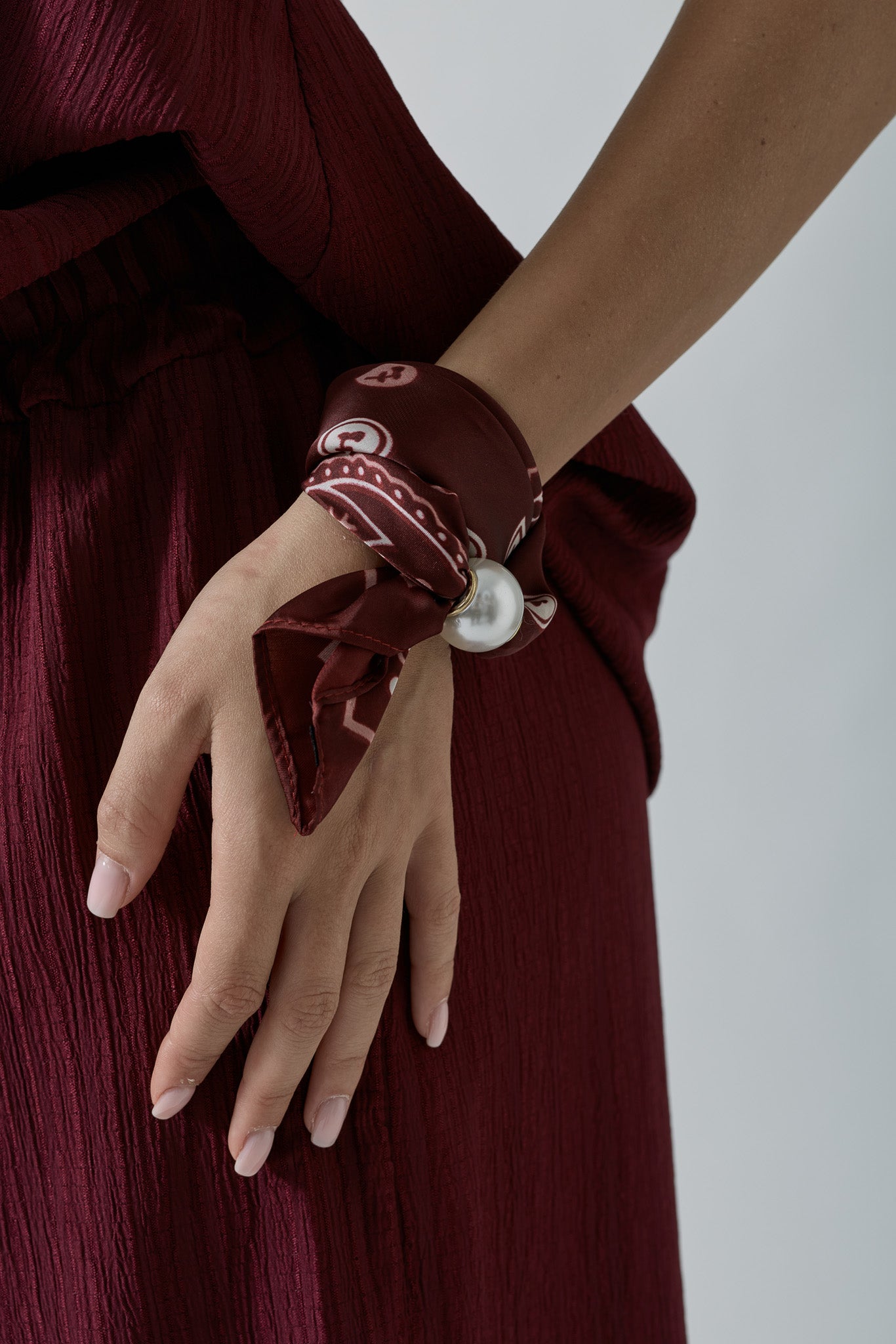 Foulard Tea bordeaux|Colore:Bordeaux