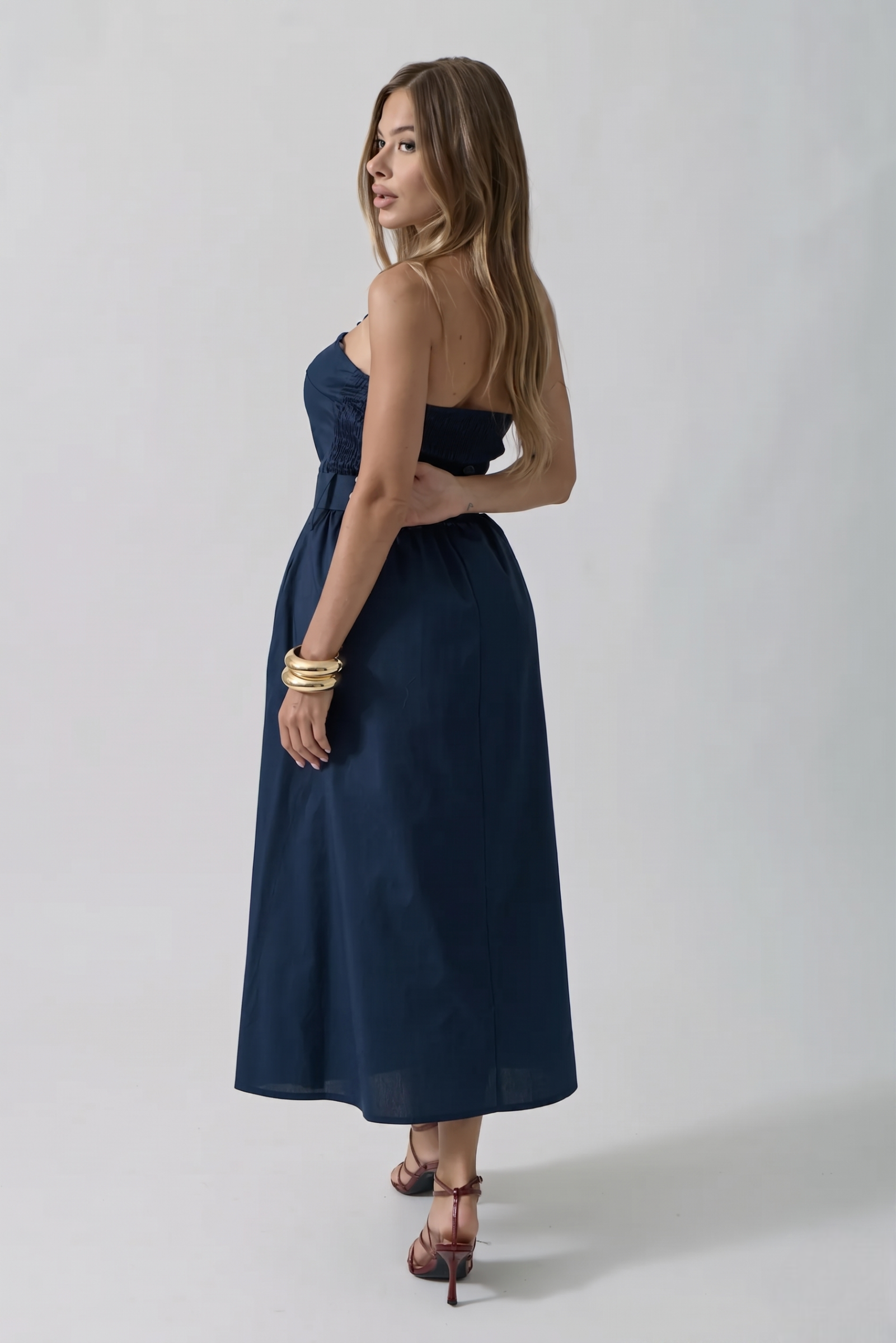 Abito Fascia Blu|Colore:Blu