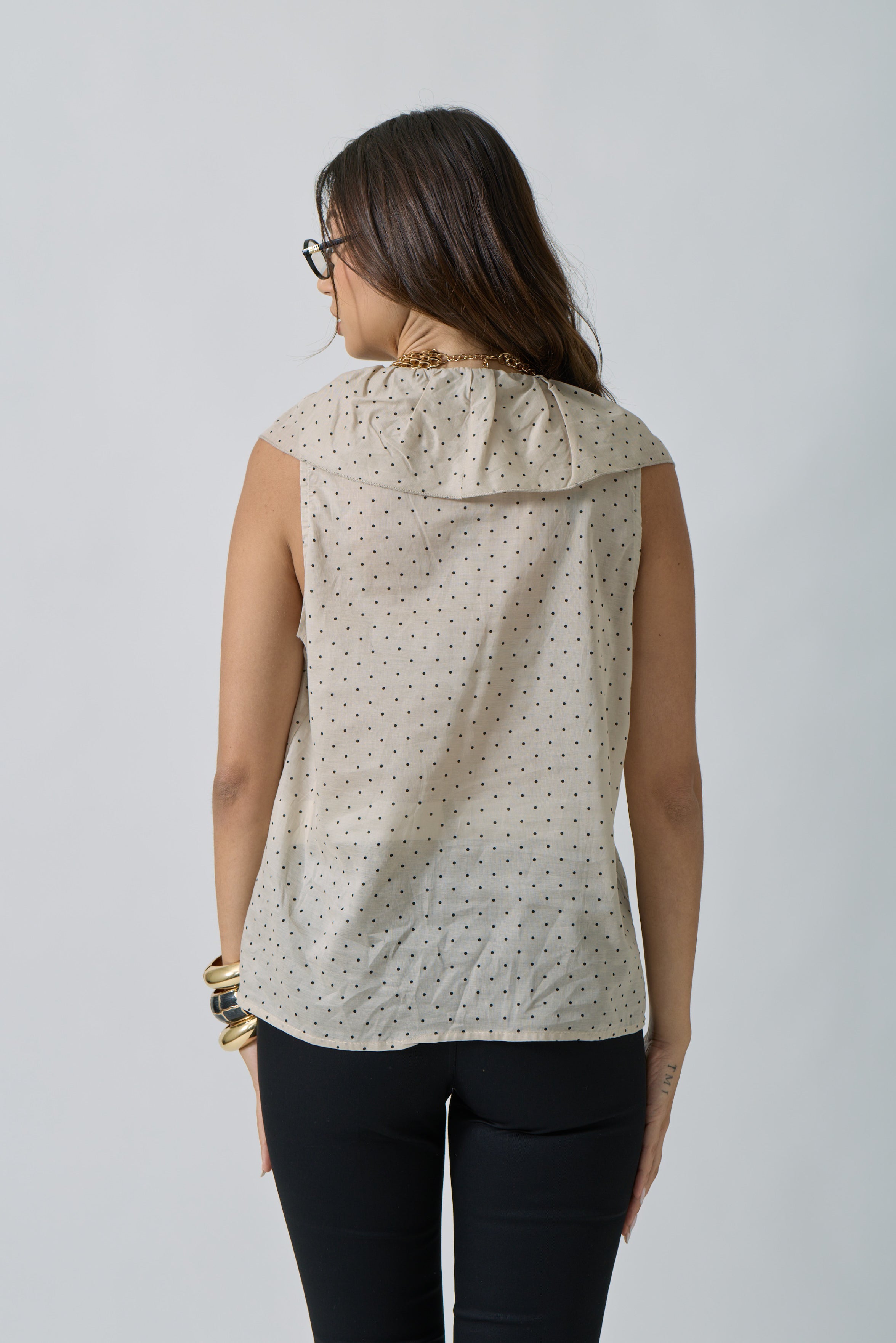 Blusa Micropois Beige|Colore:Beige