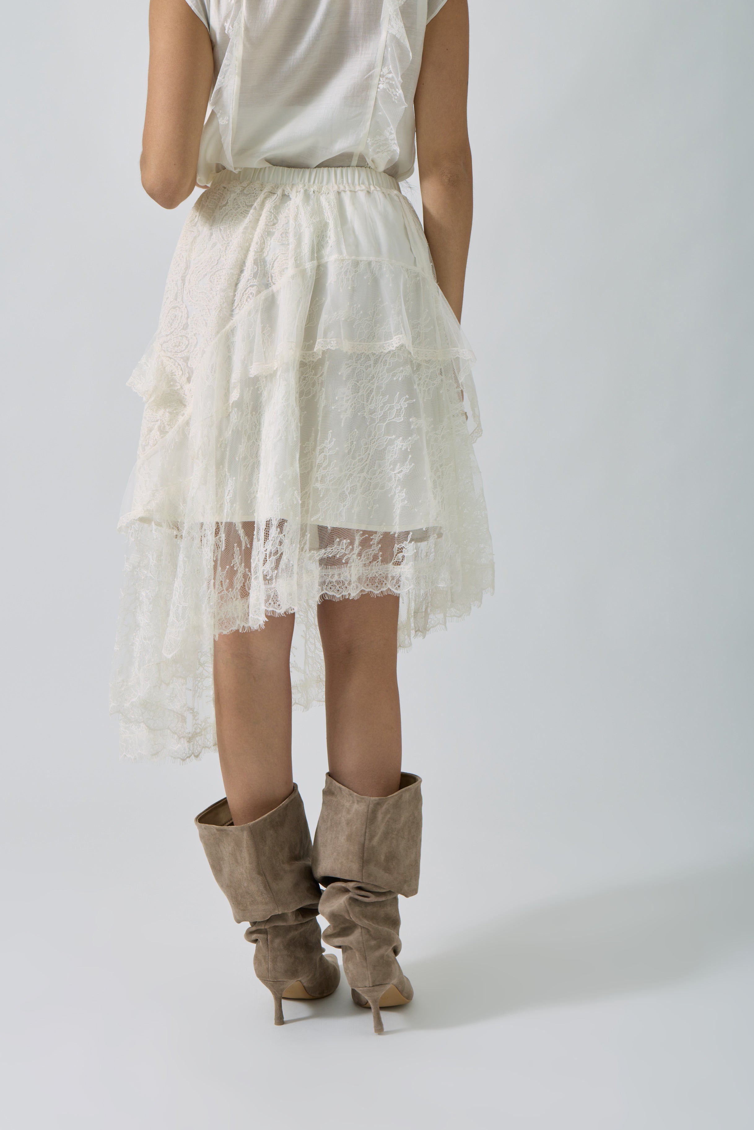 Gonna Annette panna|Colore:Panna
