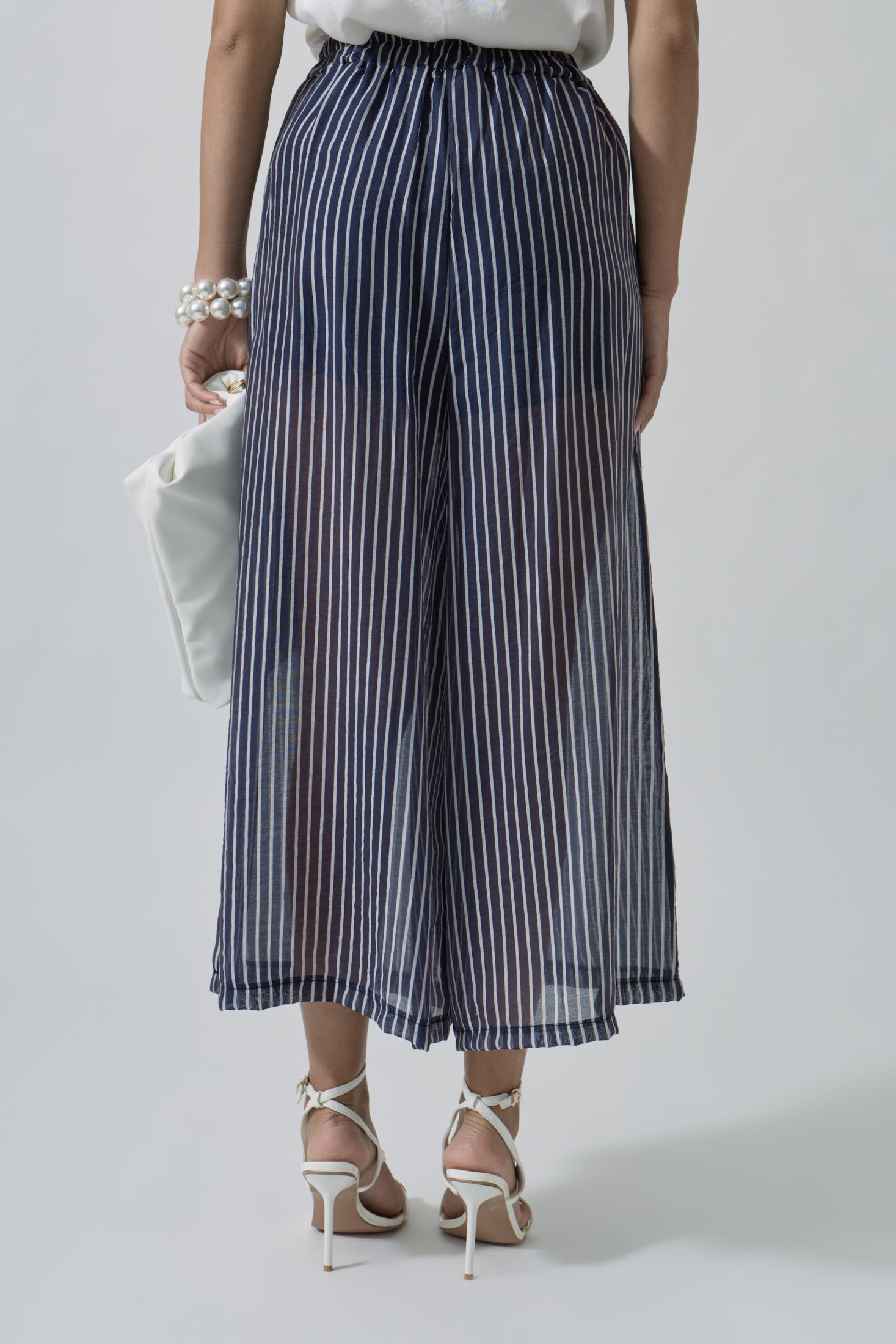 Pantalone Righe blu|Colore:Blu