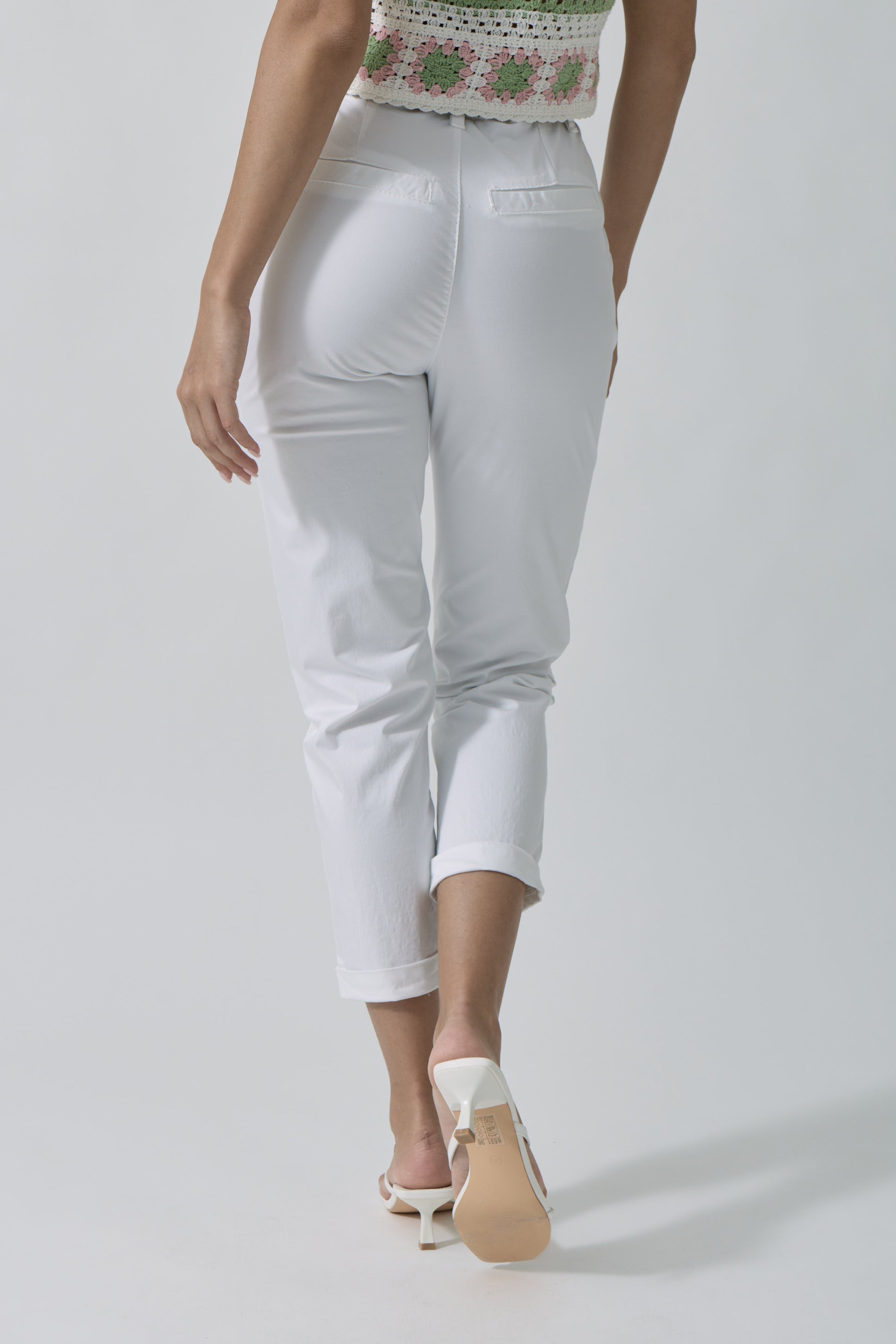 Pantalone America Bianco|Colore:Bianco