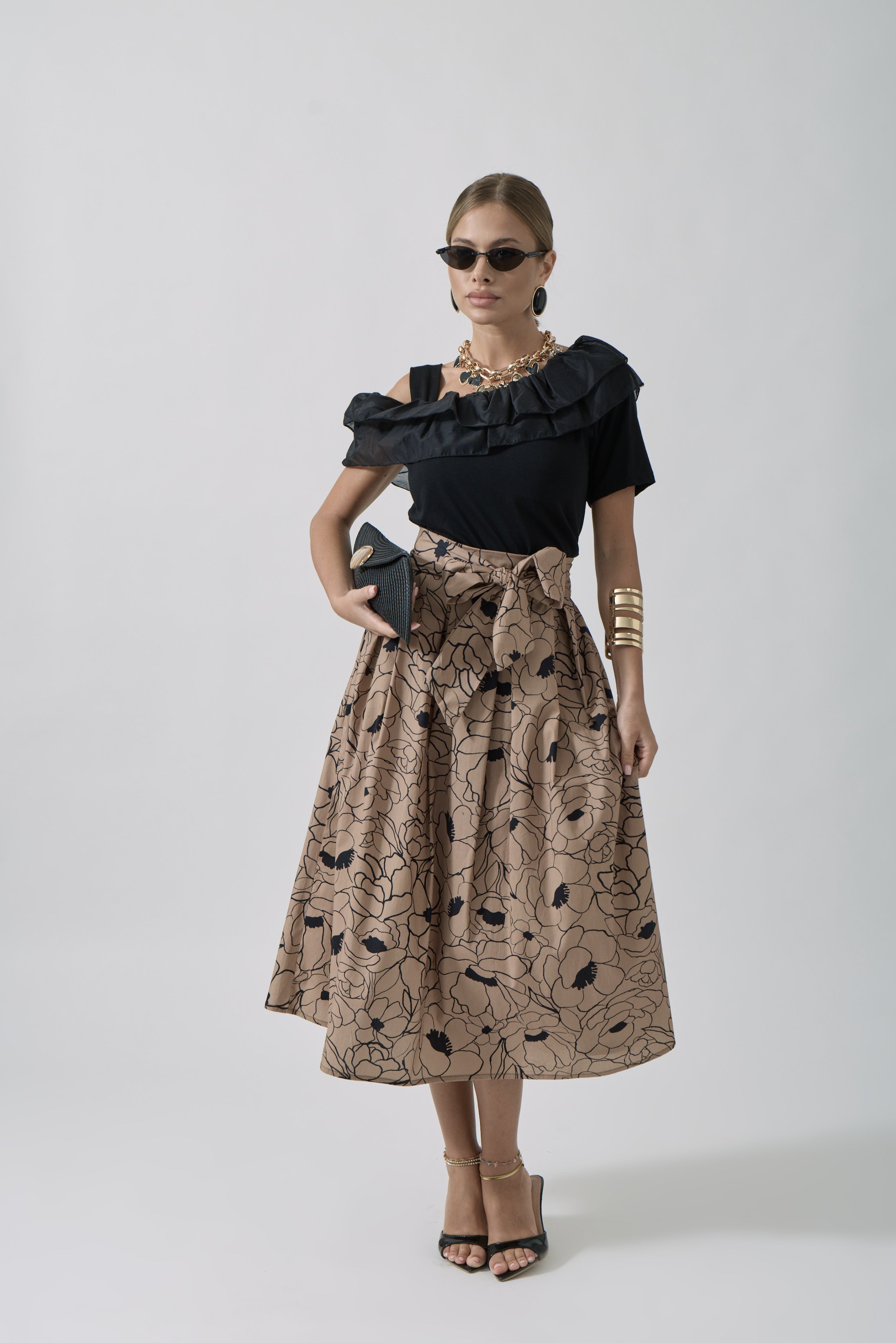 Gonna Grace cammello|Colore:Cammello