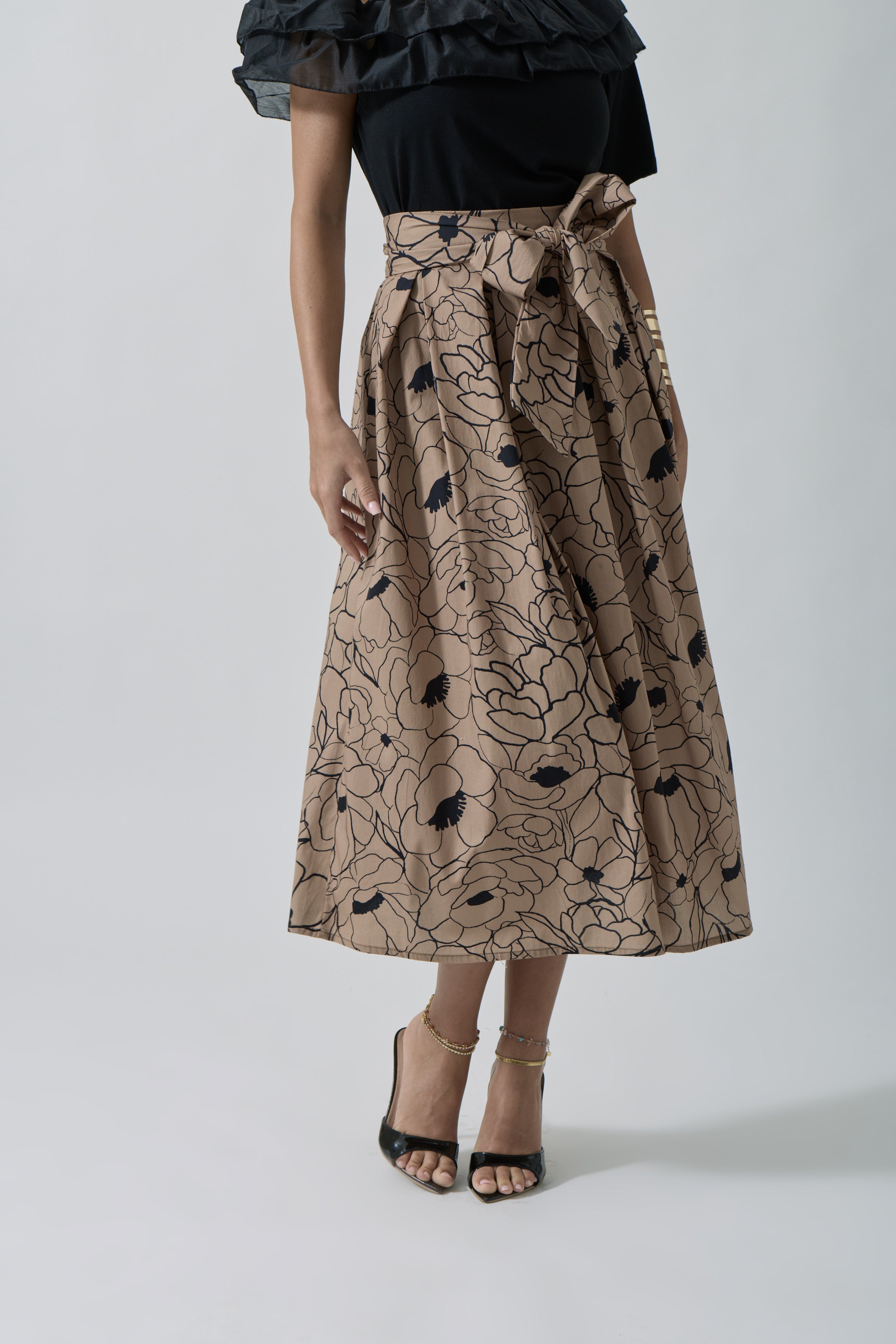Gonna Grace cammello|Colore:Cammello