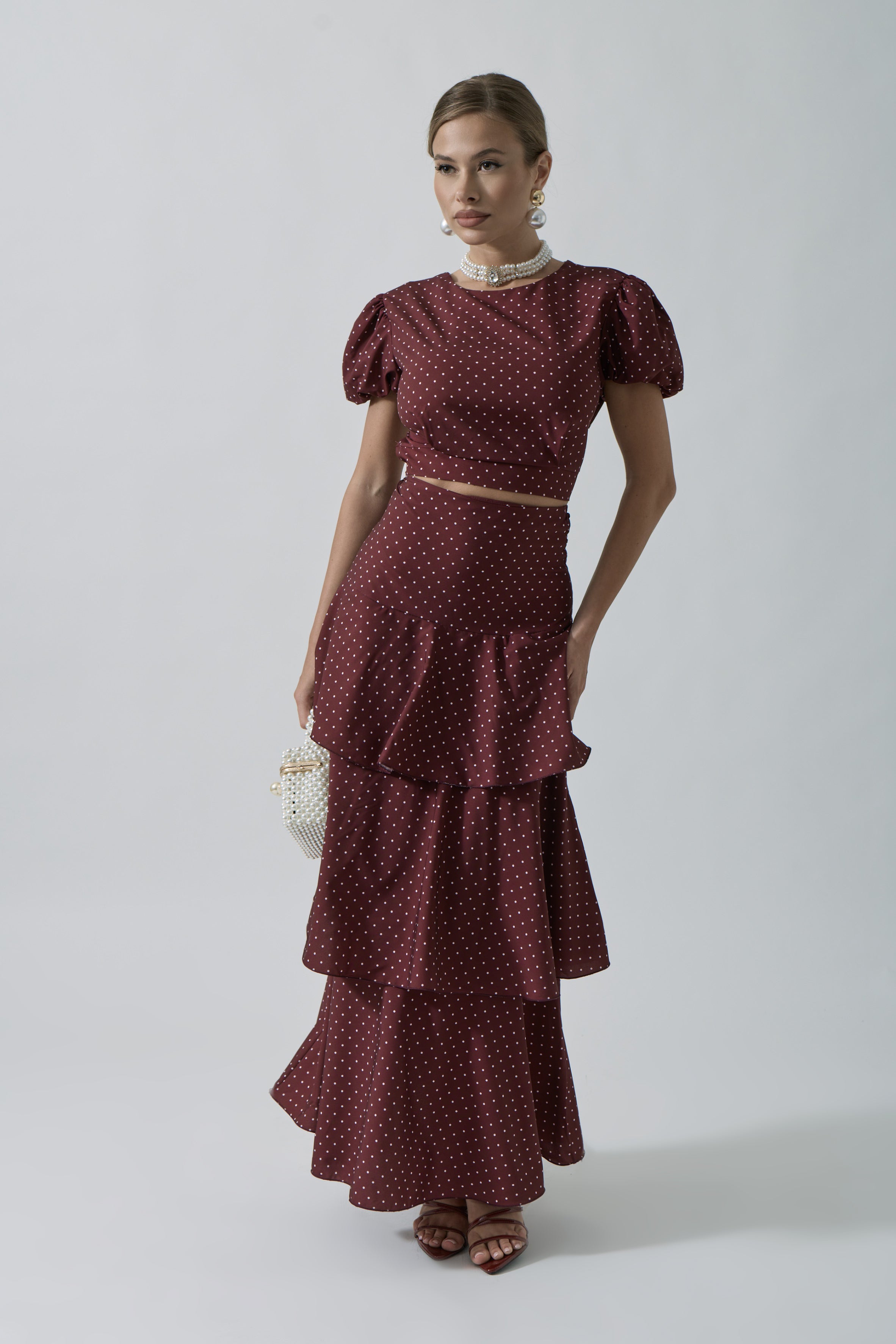 Coordinato Lola bordeaux|Colore:Bordeaux