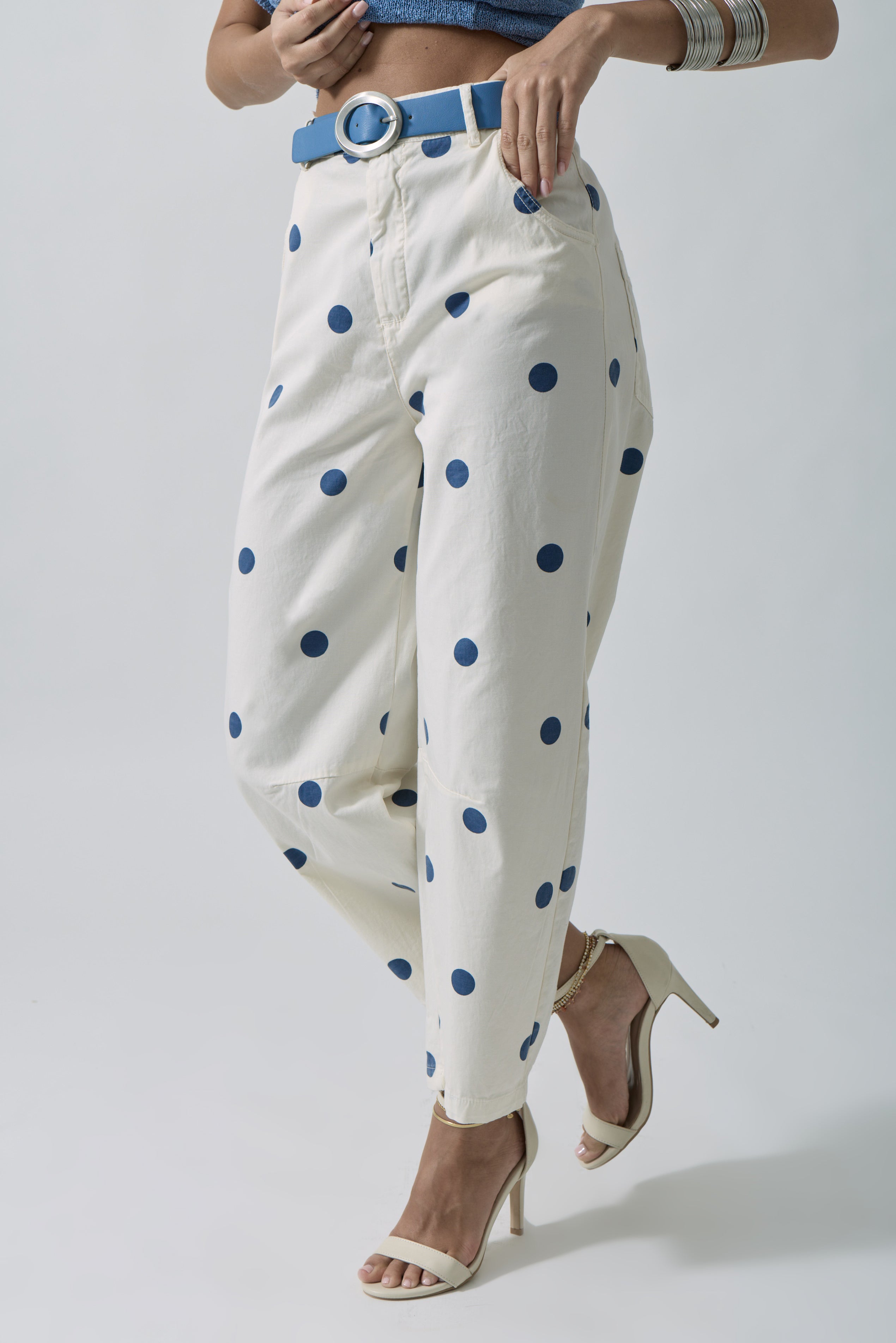 Pantalone Moka Blu|Colore:Blu