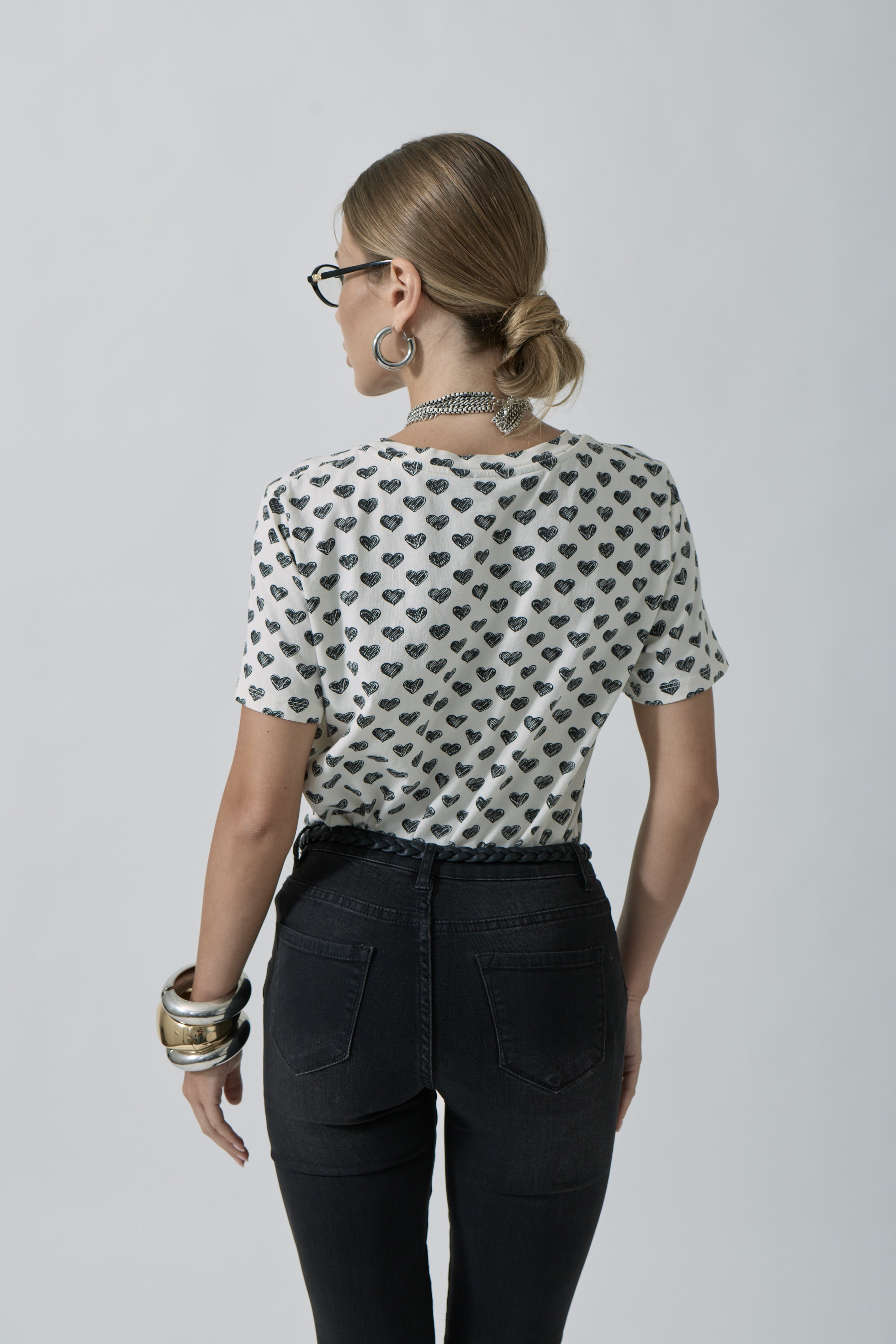 T-Shirt Enjoy nero|Colore:Nero