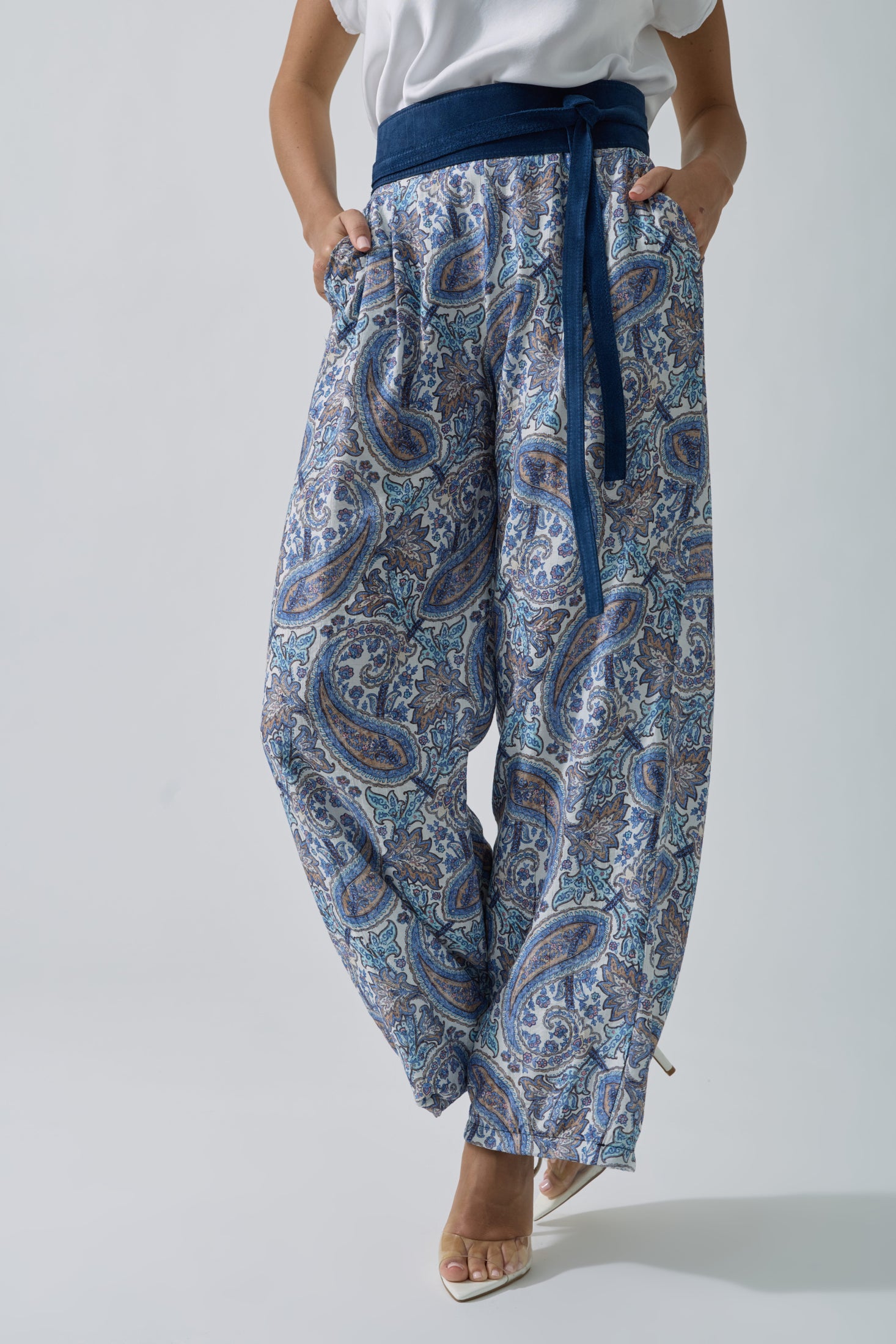 Pantalone Fantasia Cashmere avion|Colore:Avion