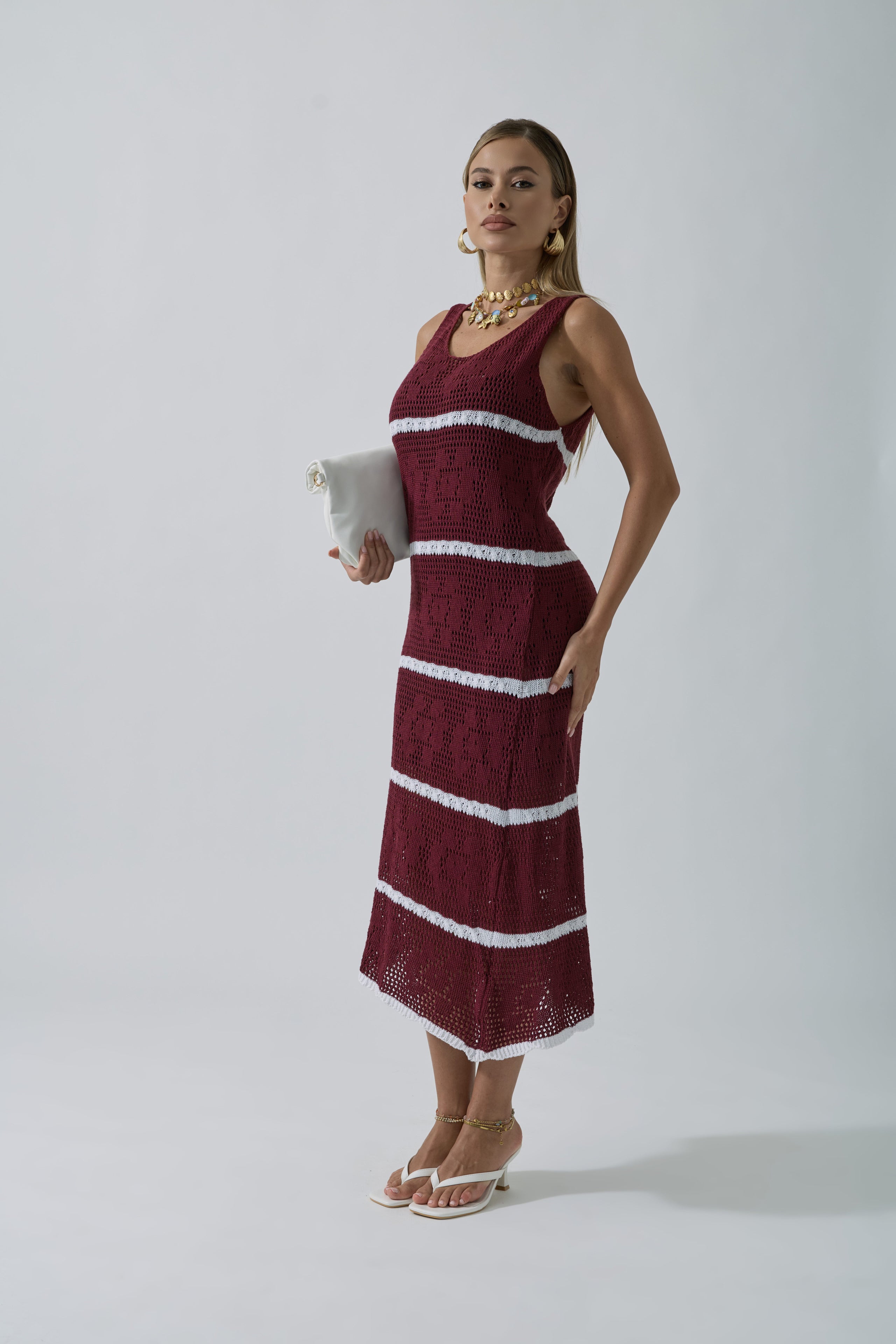 Abito Copricostume Luisa bordeaux|Colore:Bordeaux