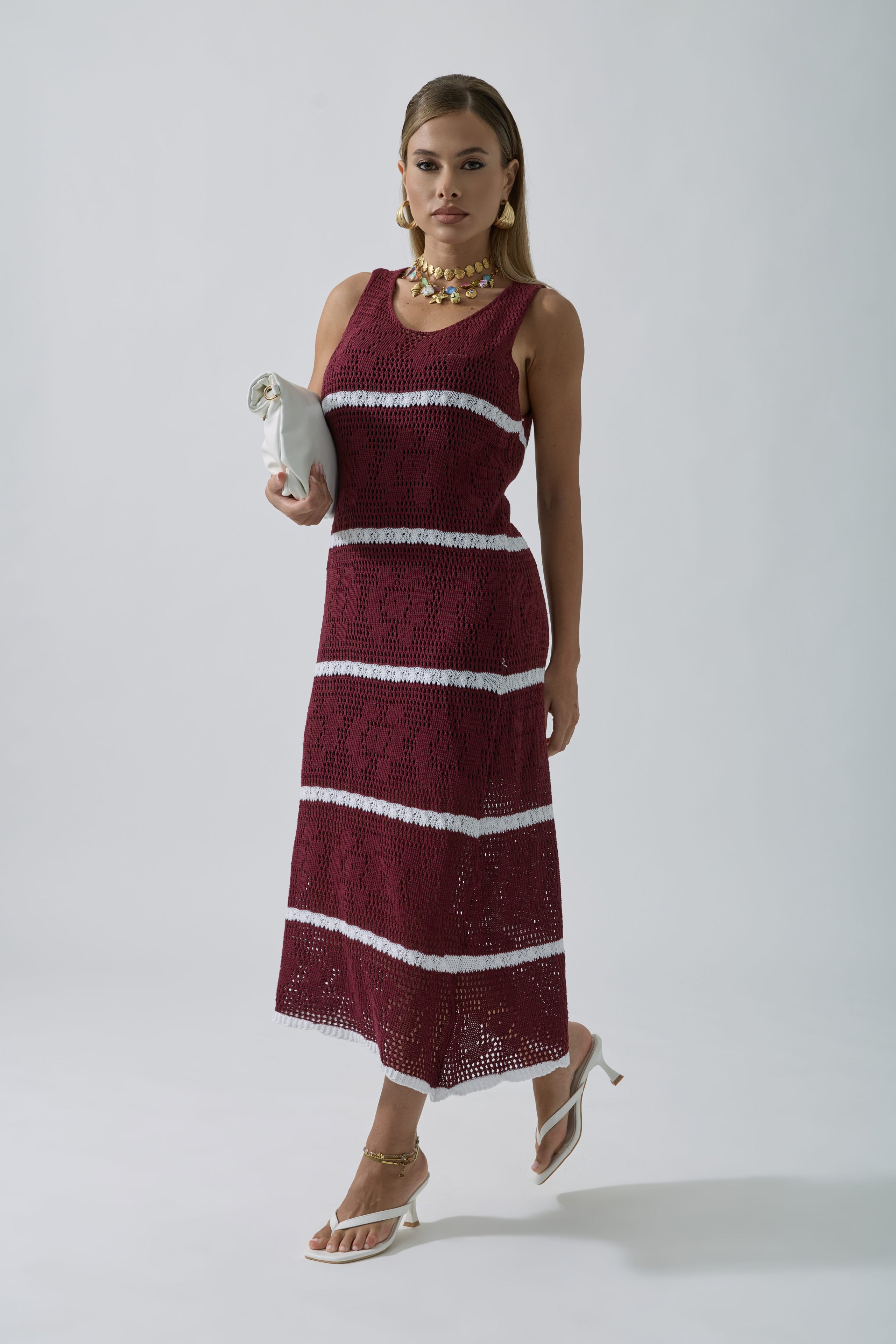 Abito Copricostume Luisa bordeaux|Colore:Bordeaux