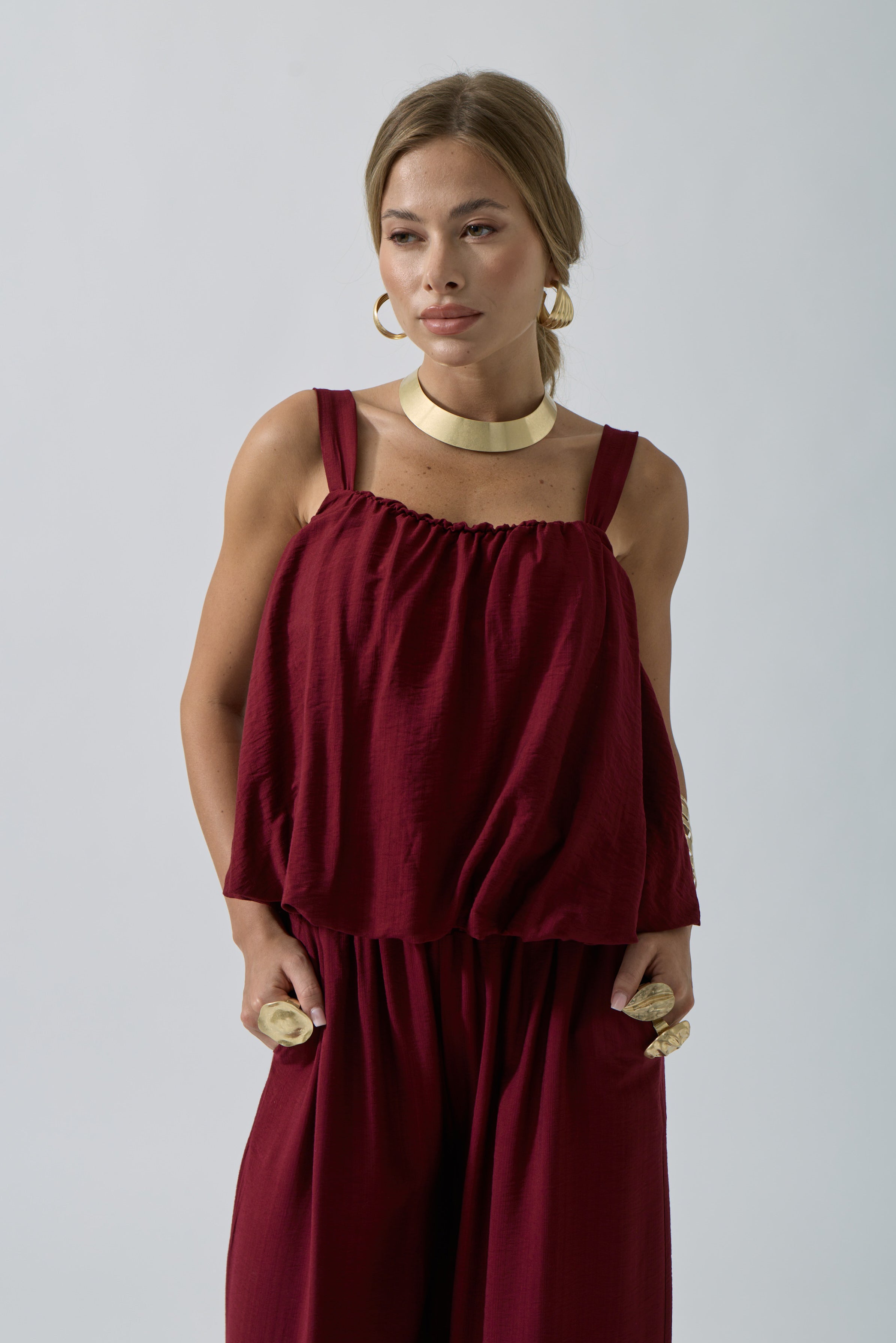 Coordinato Margot bordeaux|Colore:Bordeaux
