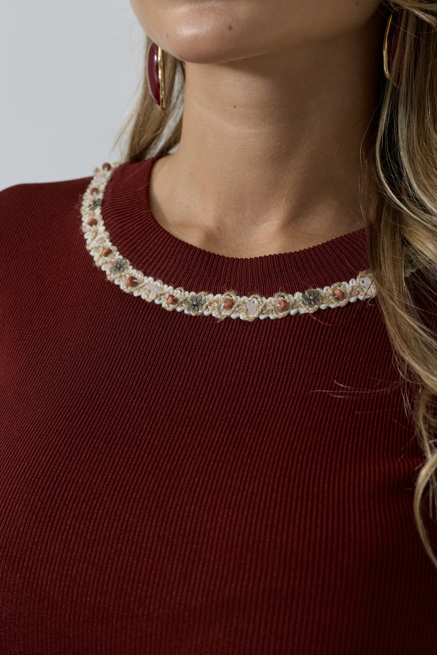 Maglia Erika bordeaux|Colore:Bordeaux