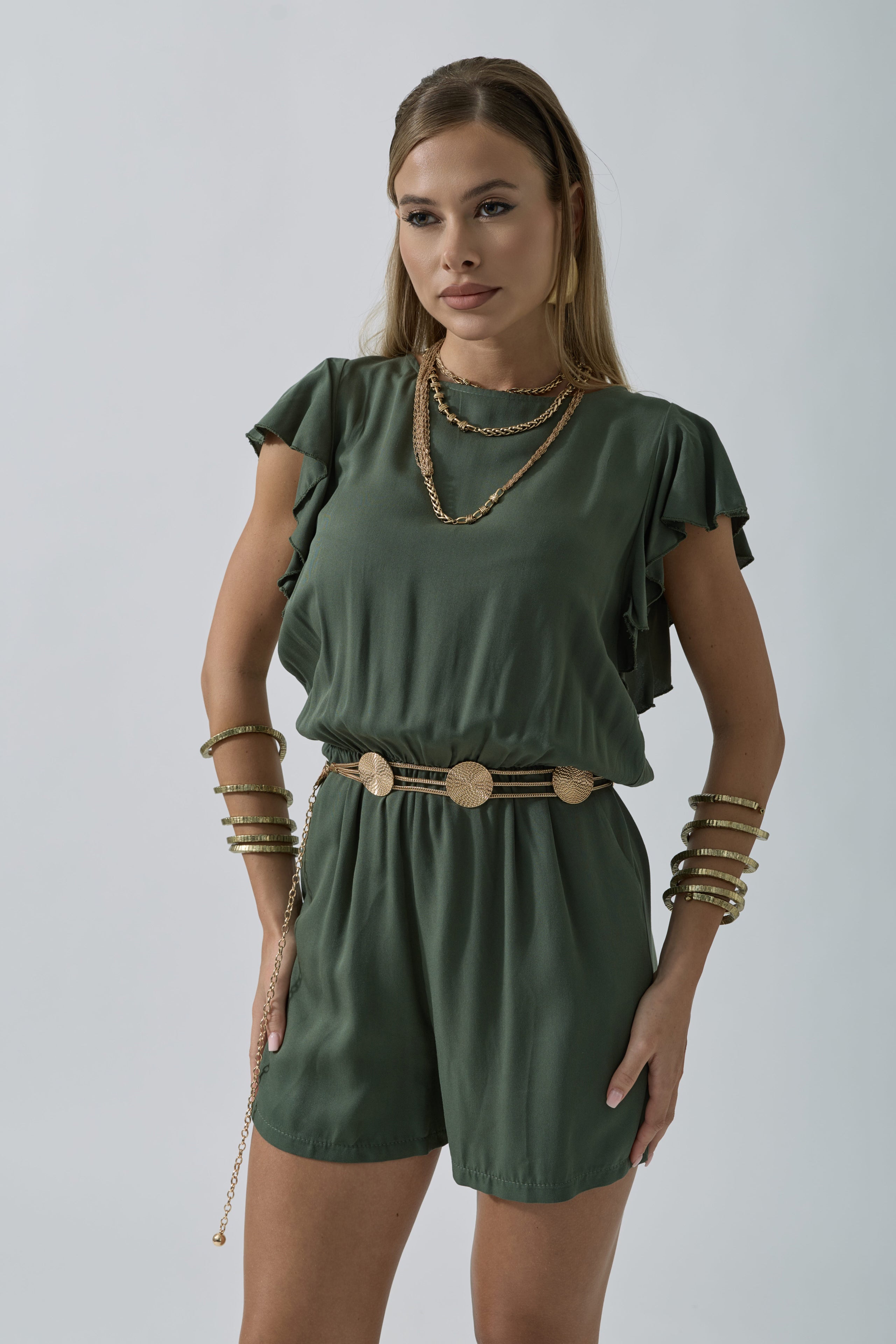 Tuta Aloe verde militare|Colore:Verde militare
