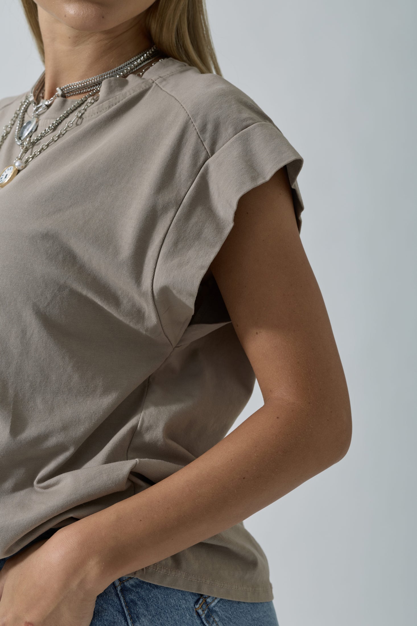 T-Shirt Ines Fango|Colore:Fango