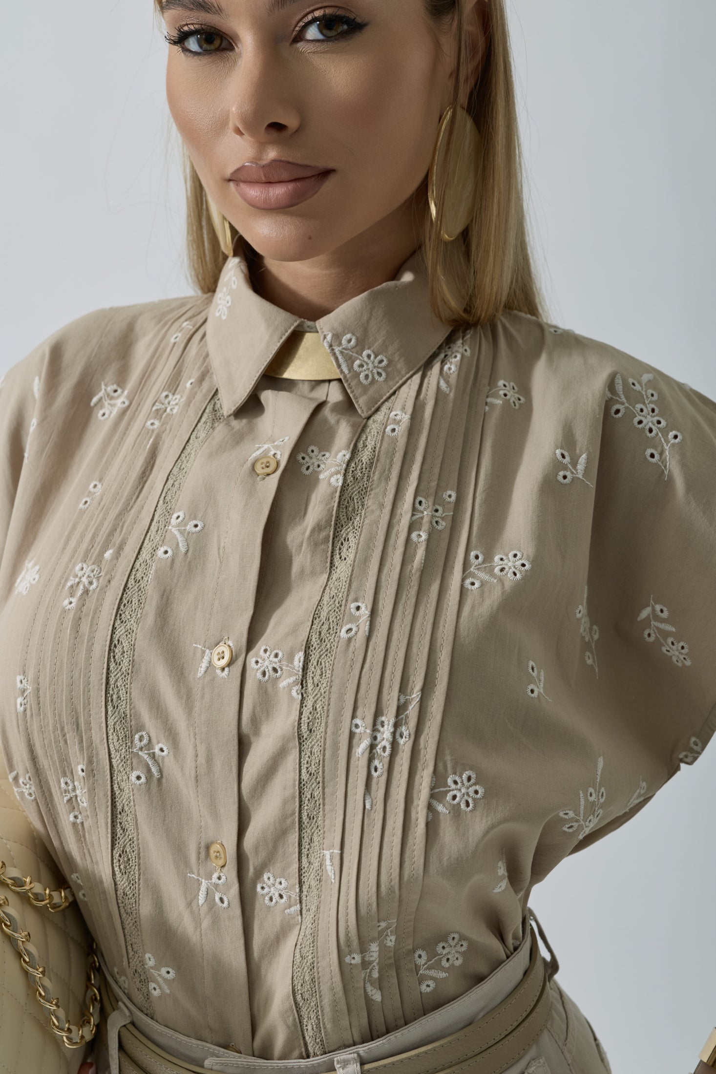 Camicia Polene beige|Colore:Beige