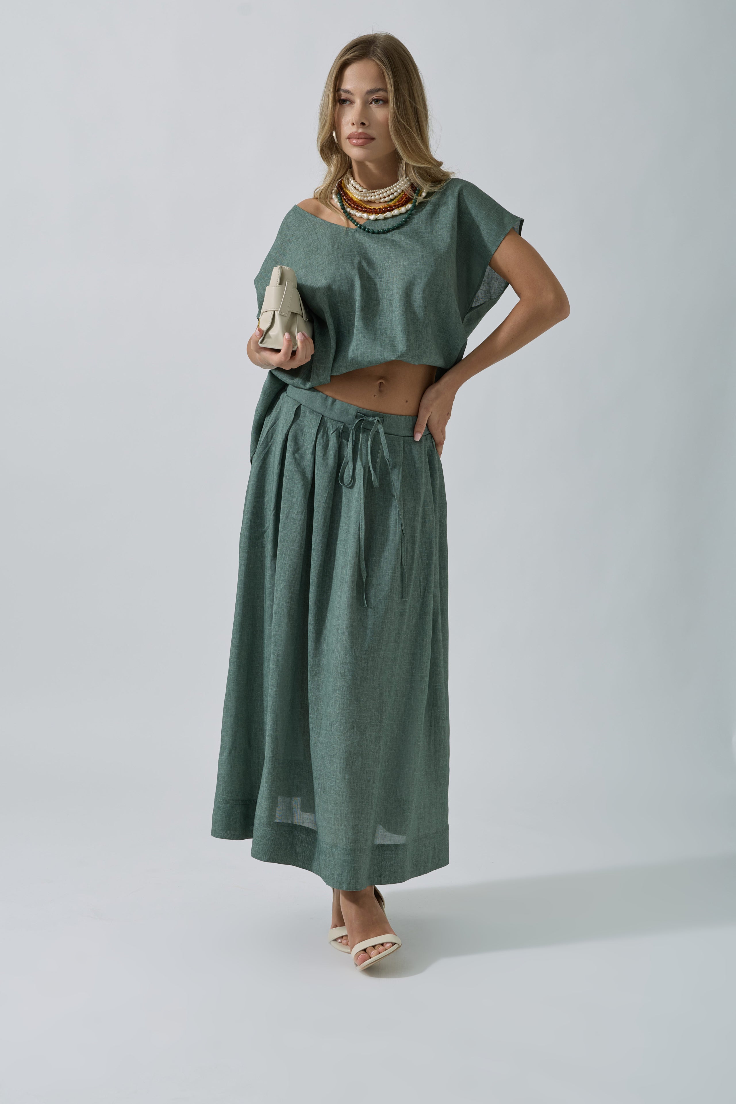 Coordinato Smerald verde militare|Colore:Verde militare