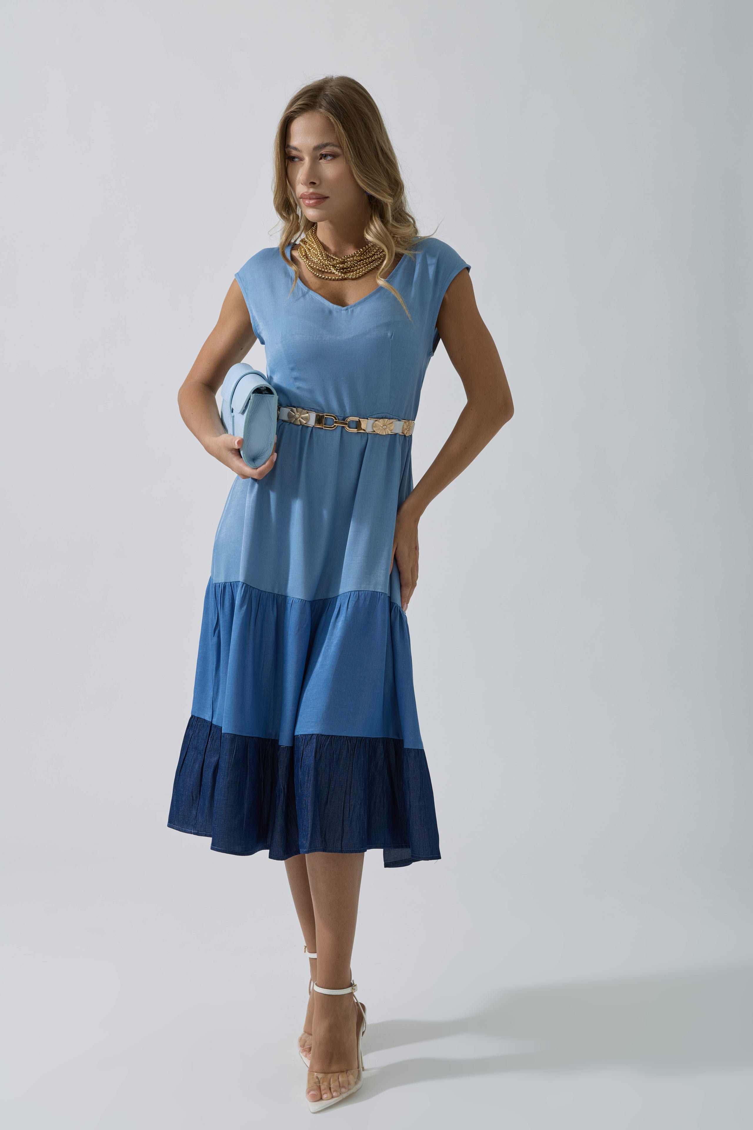 Abito Lucy denim|Colore:Denim