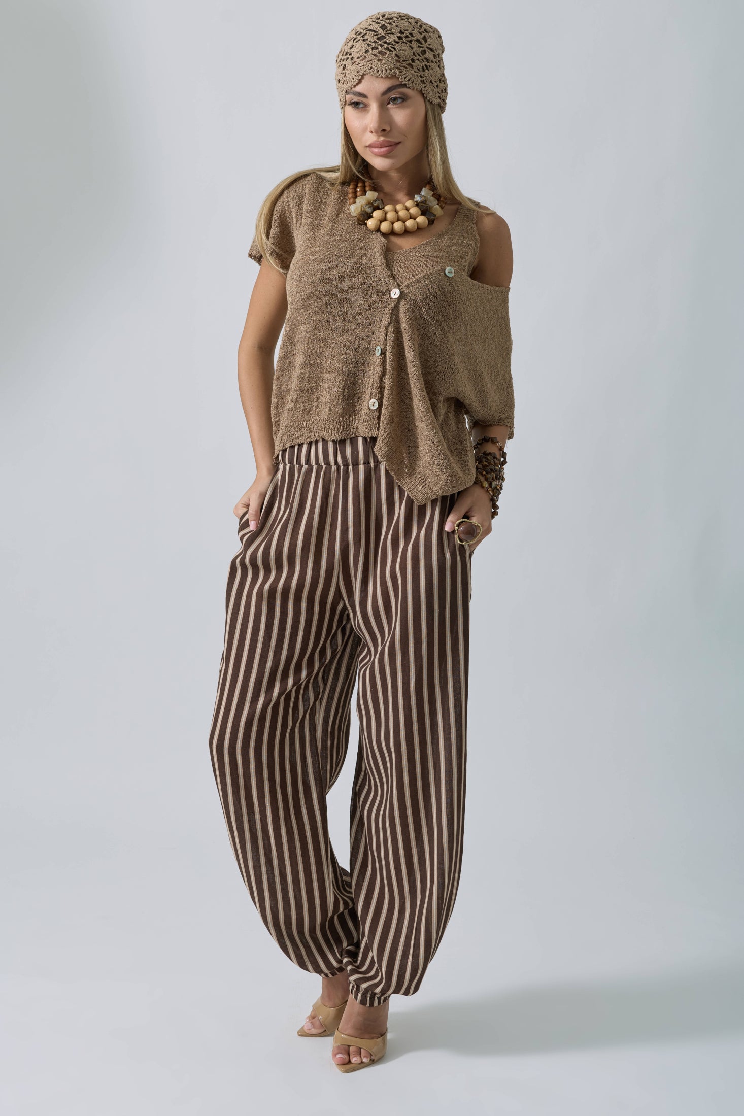 Pantalone Circus testa di moro|Colore:Testa di moro