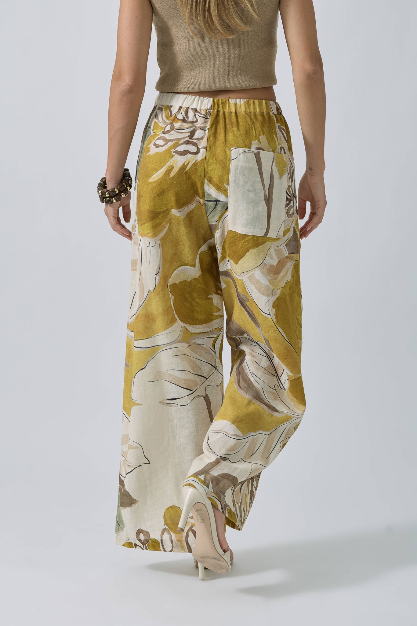 Pantalone Thalia senape|Colore:Senape