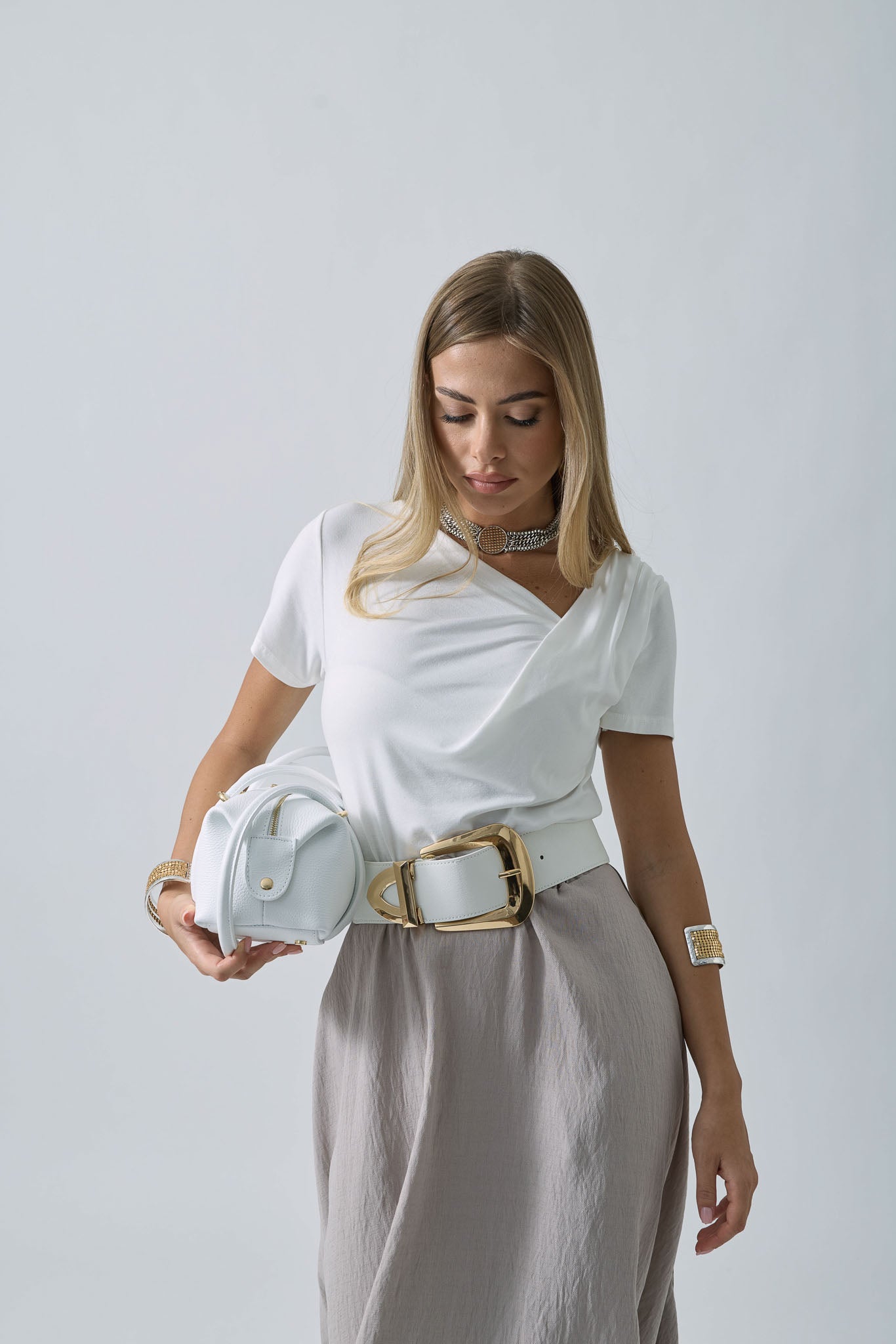 Maglia Onda panna|Colore:Panna