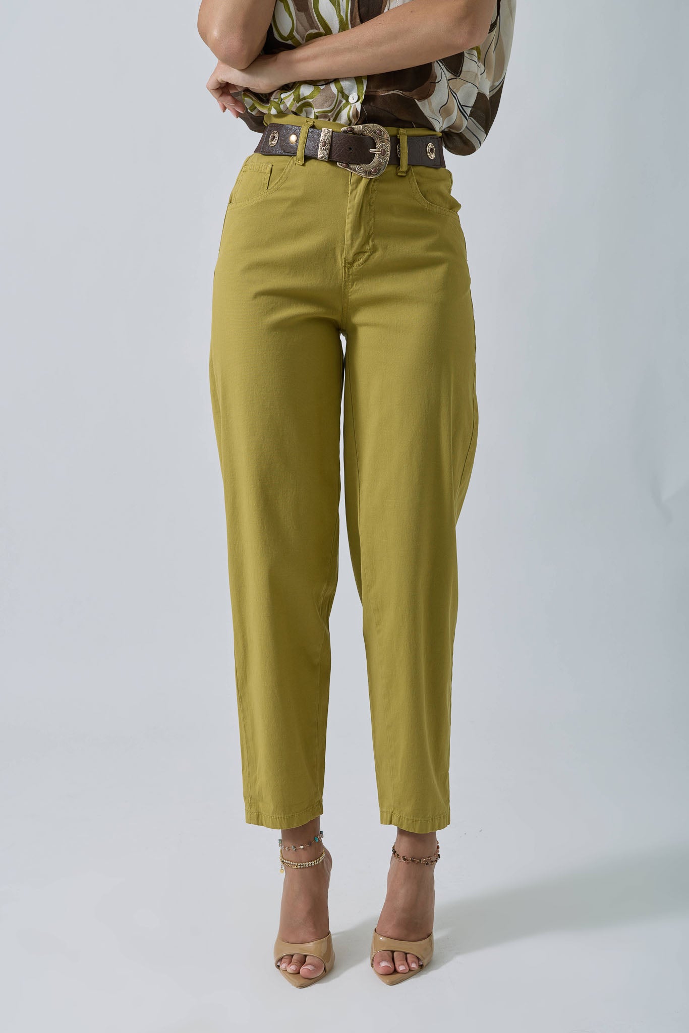Pantalone Egypt verde|Colore:Verde