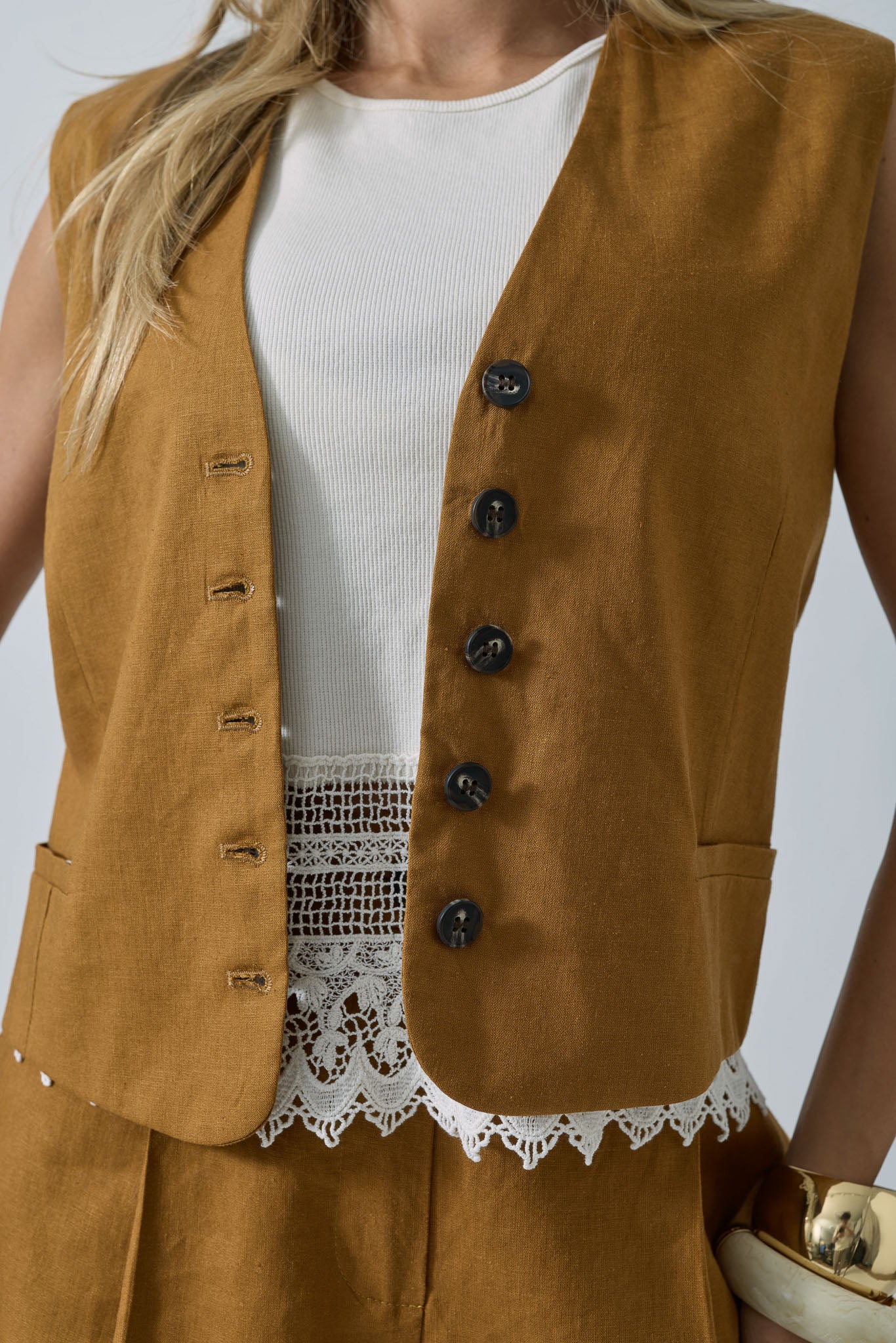 Gilet Atena ocra|Colore:Ocra