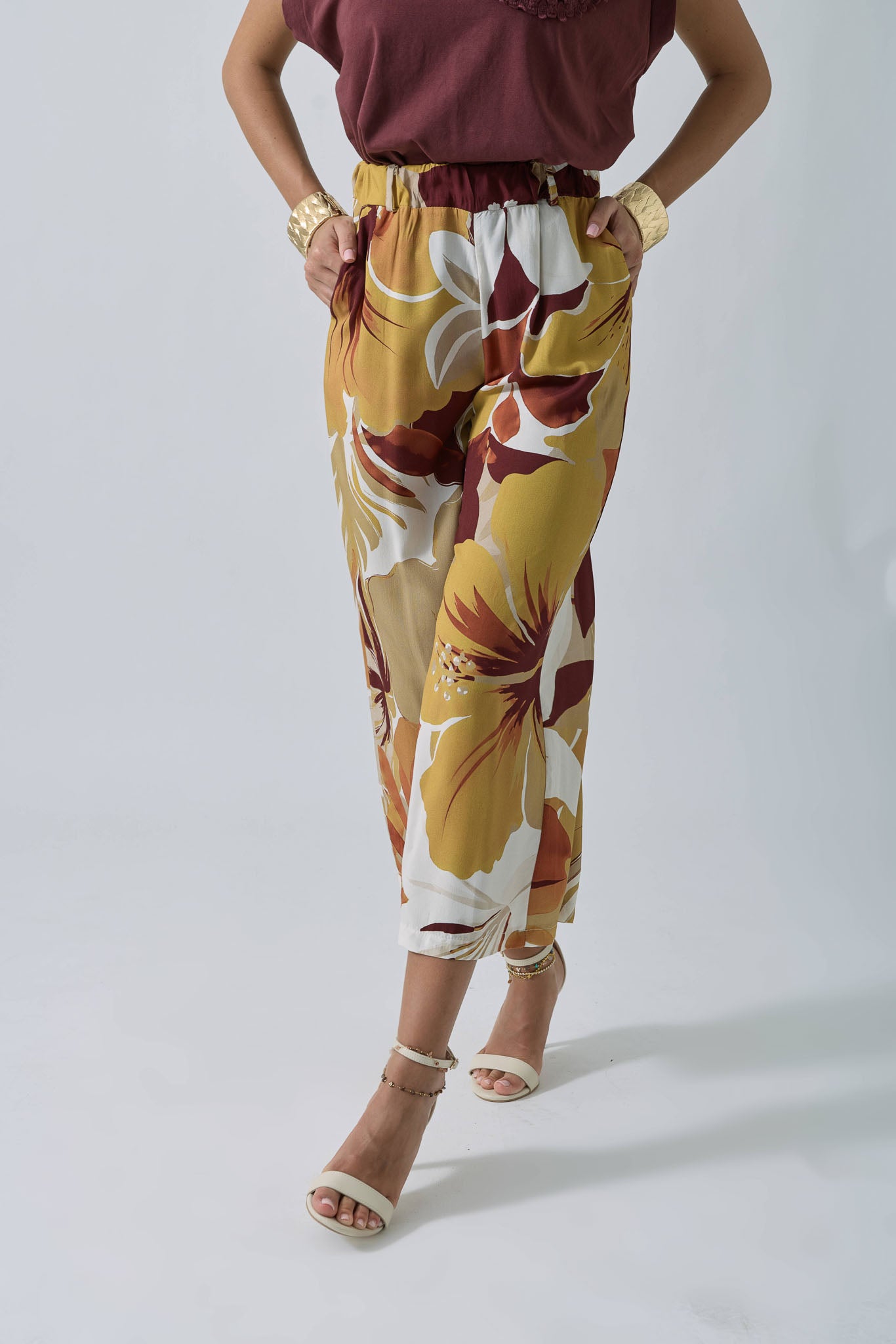 Pantalone Tropic bordeaux|Colore:Bordeaux