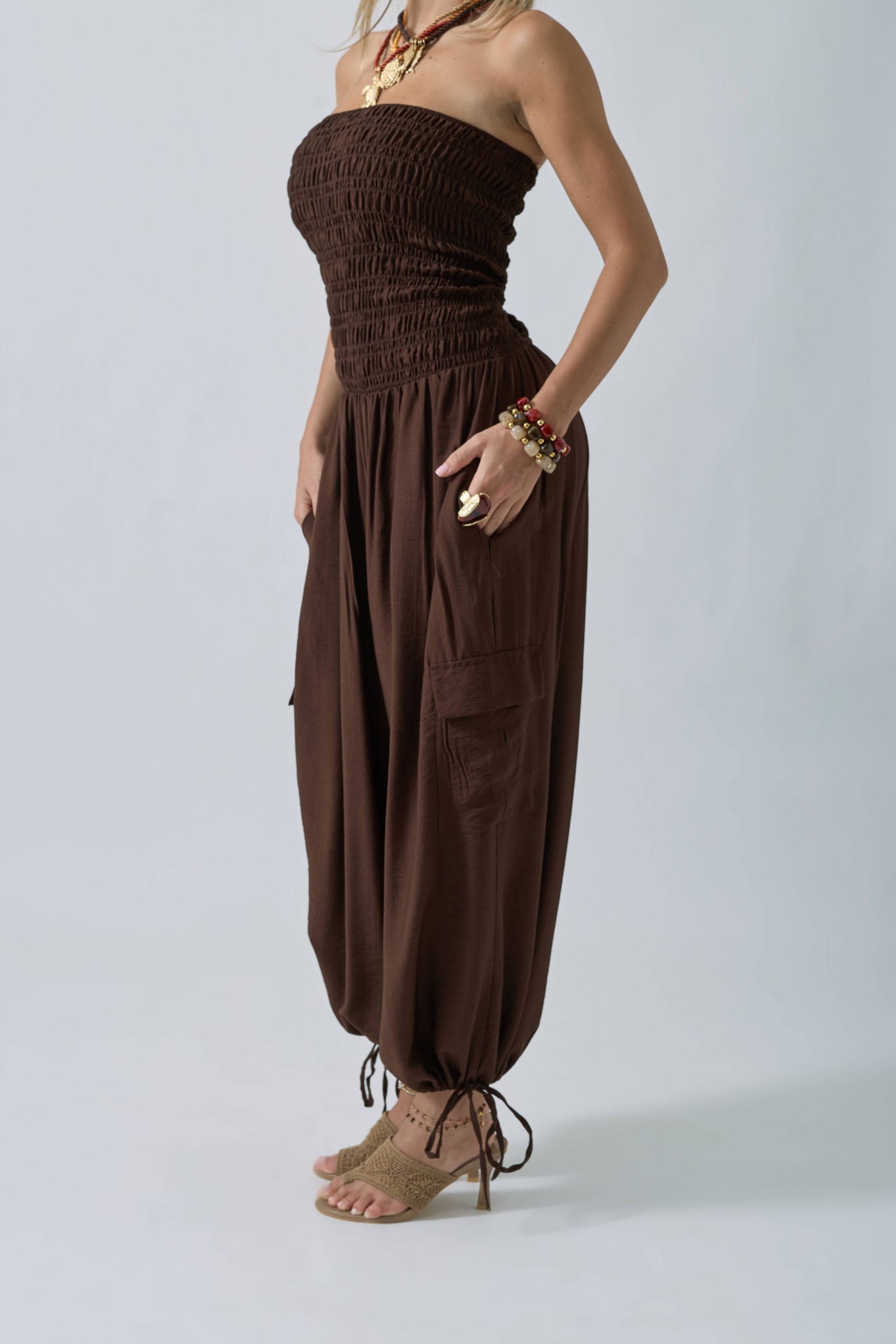 Tuta Boho Testa di moro|Colore:Testa di moro