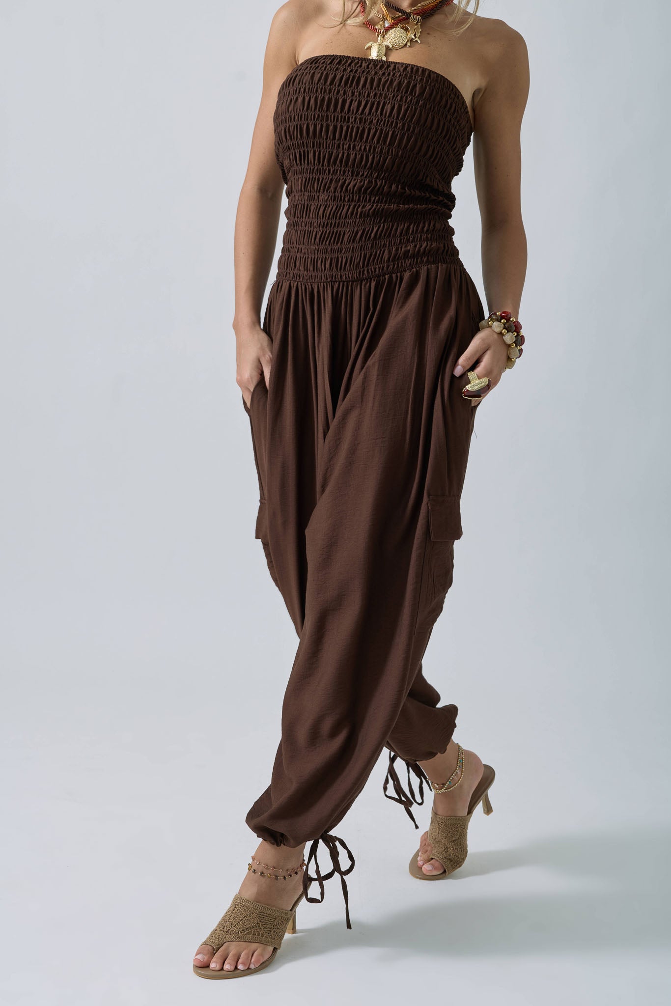 Tuta Boho Testa di moro|Colore:Testa di moro