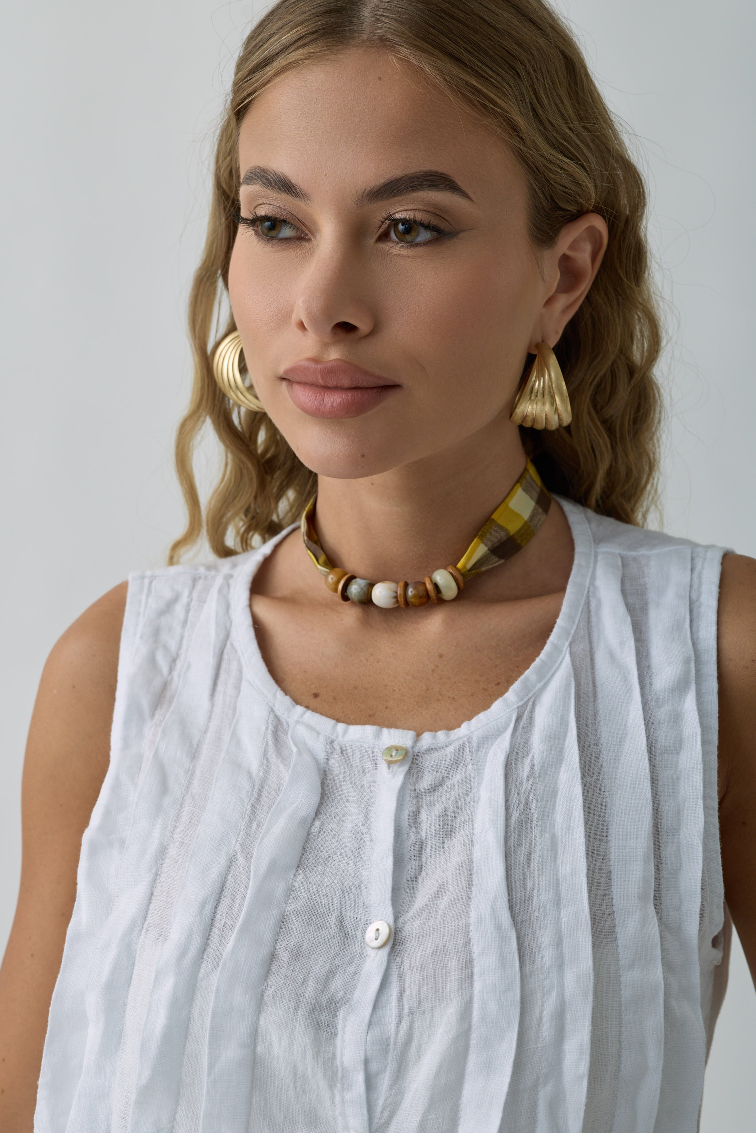 Mini Foulard Al Collo giallo|Colore:Giallo
