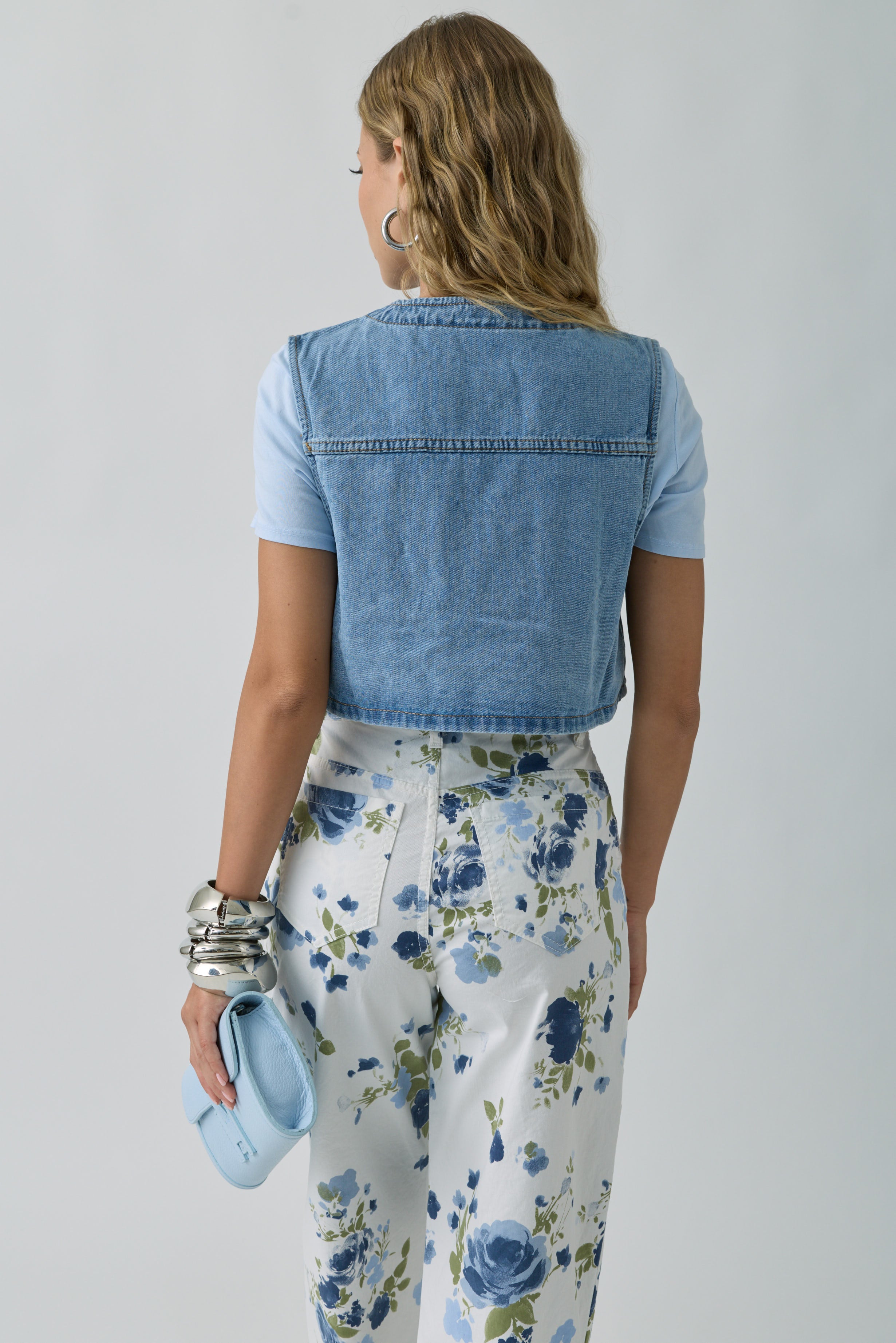 Gilet Denim denim|Colore:Denim
