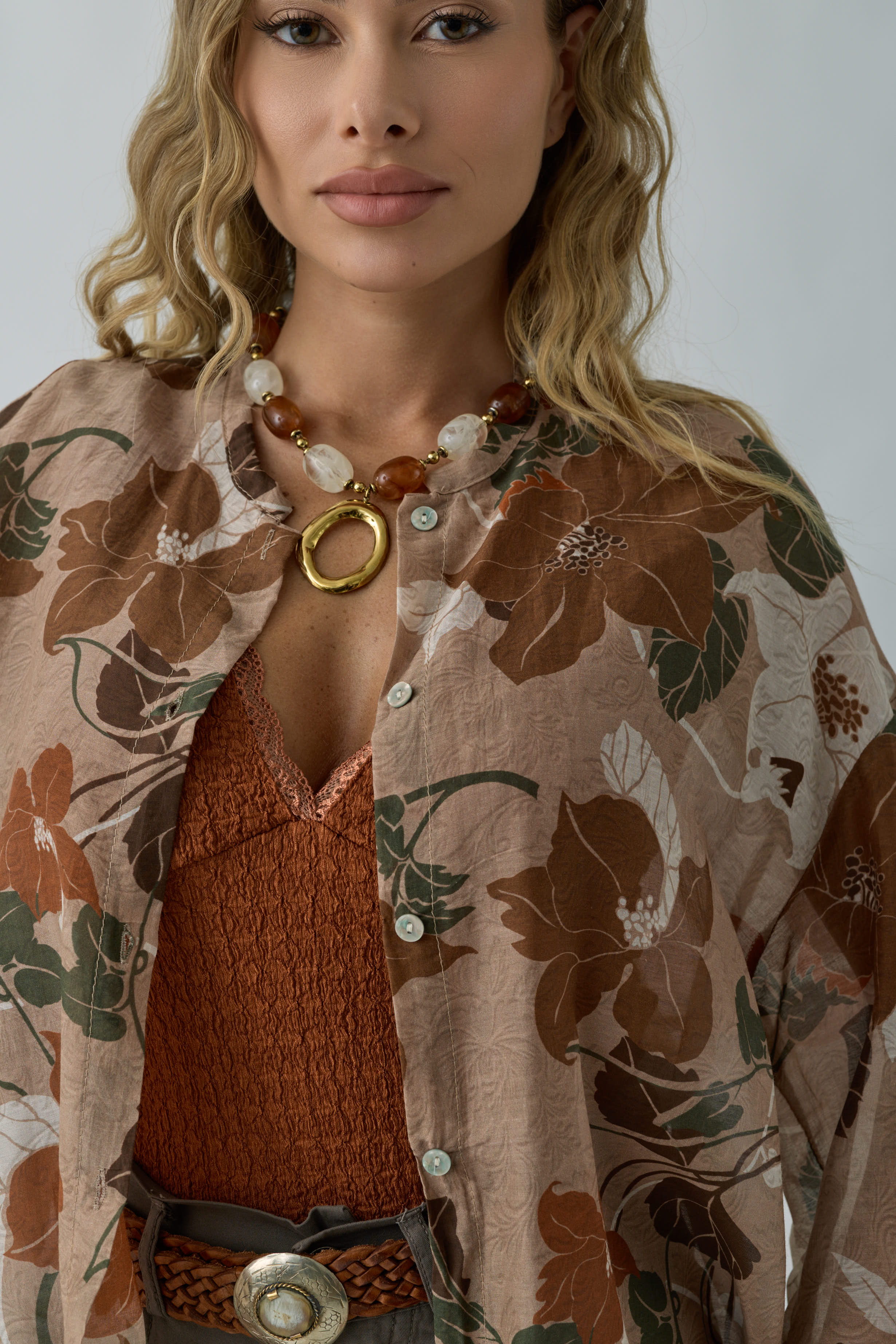 Camicia Forest cammello|Colore:Cammello