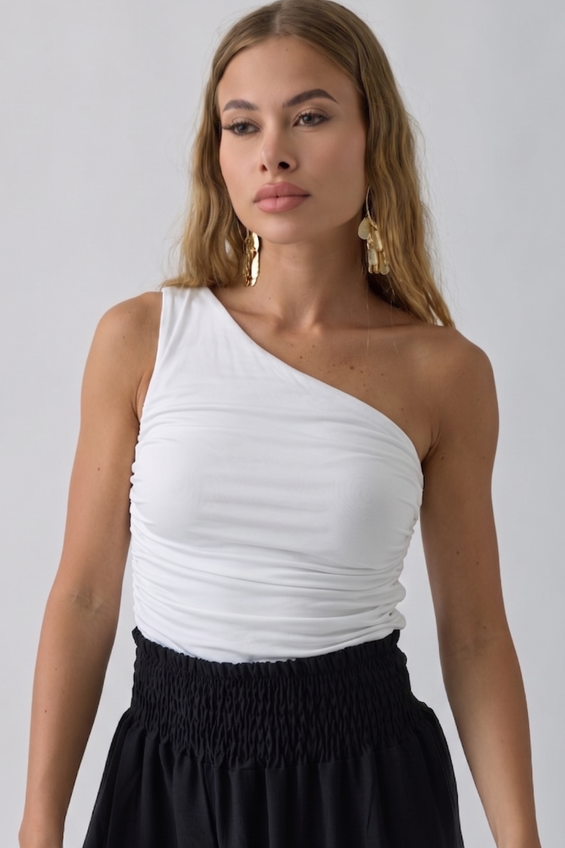 Top Mosospalla bianco|Colore:Bianco