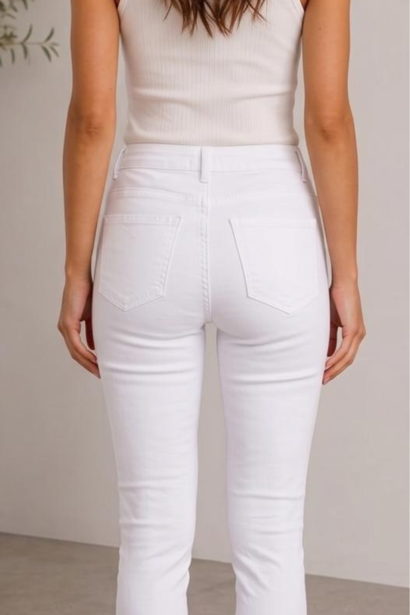 Pantalone Skinny bianco|Colore:Bianco