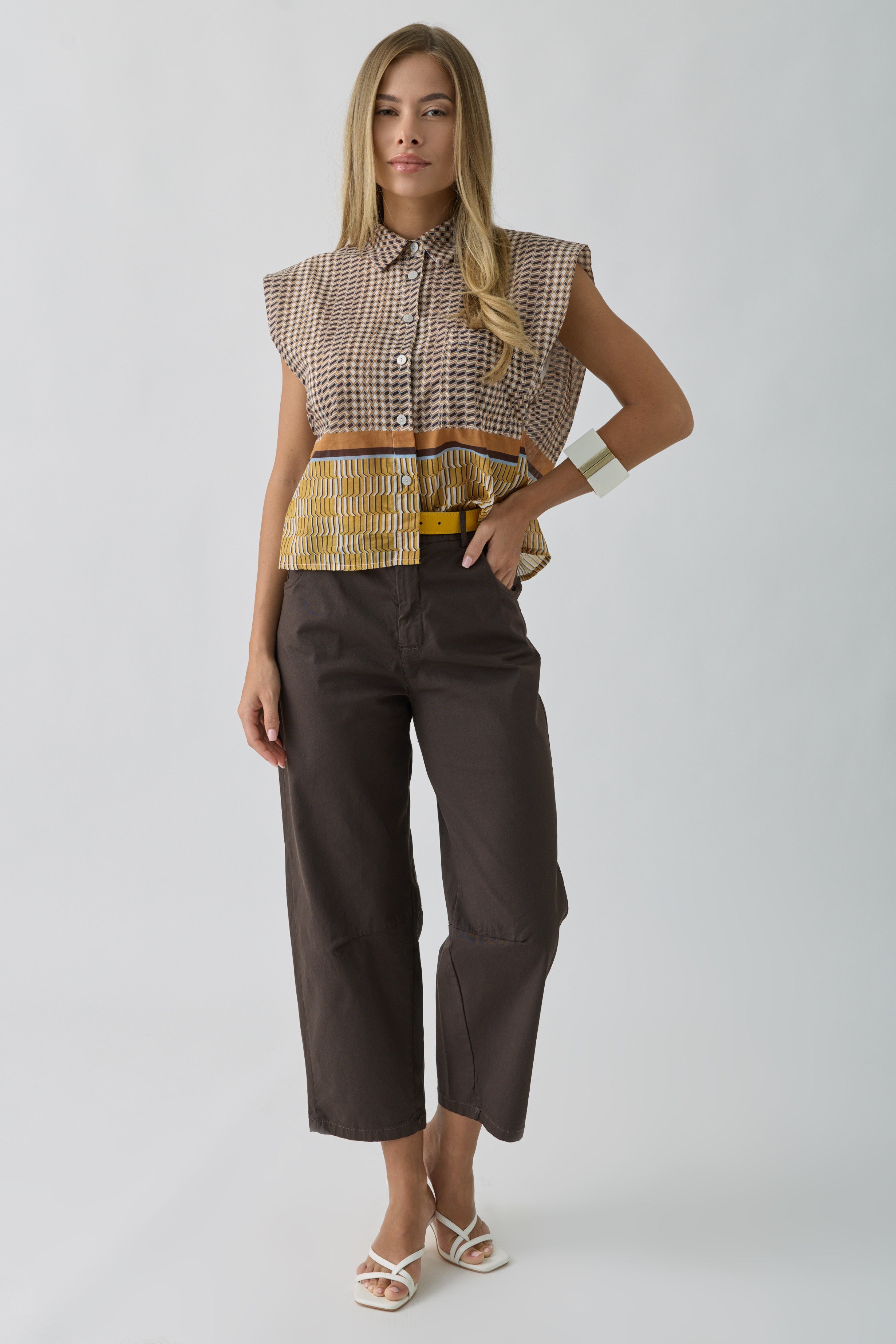 Pantalone Terra Testa di moro|Colore:Testa di moro