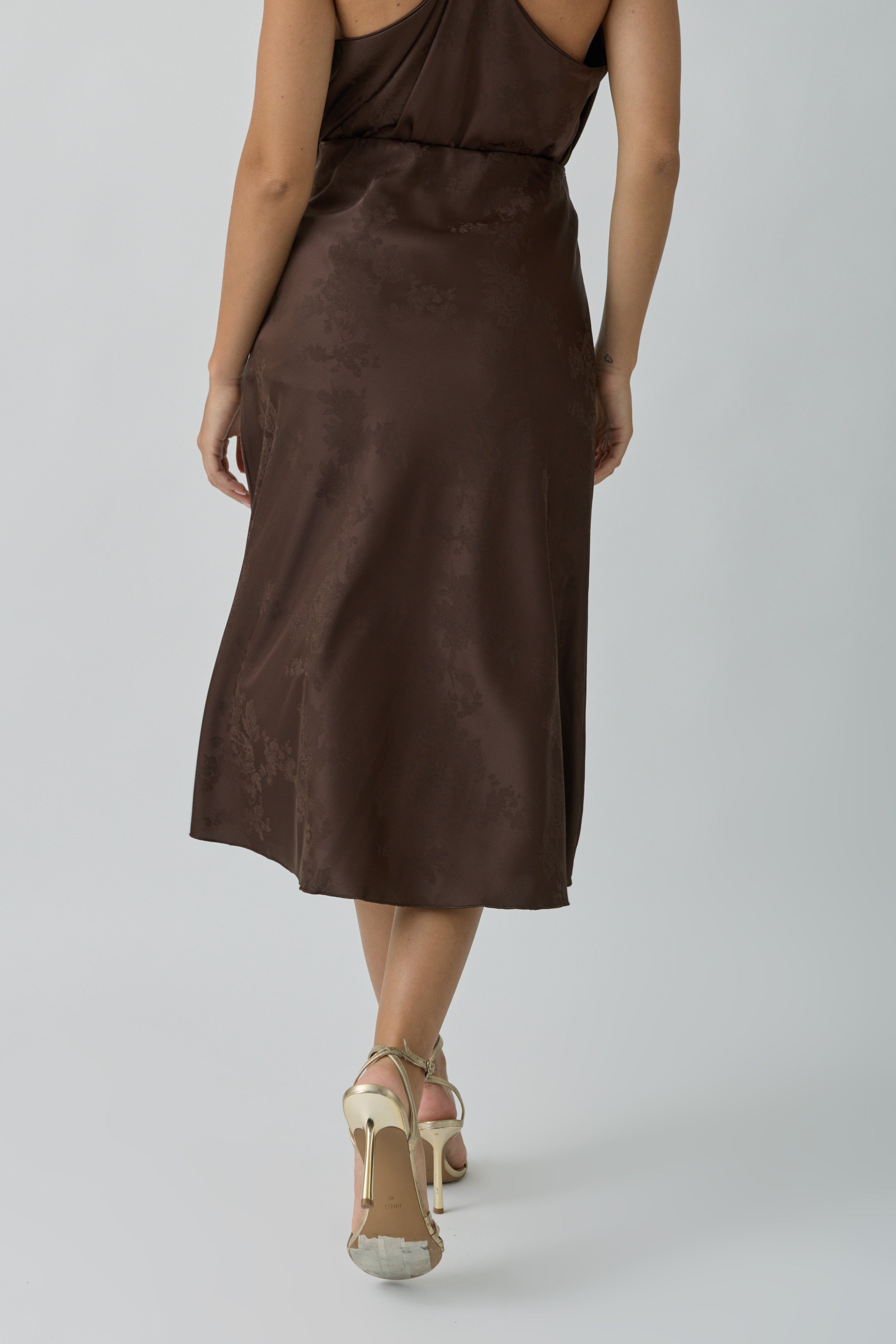 Gonna Jacquard testa di moro|Colore:Testa di moro