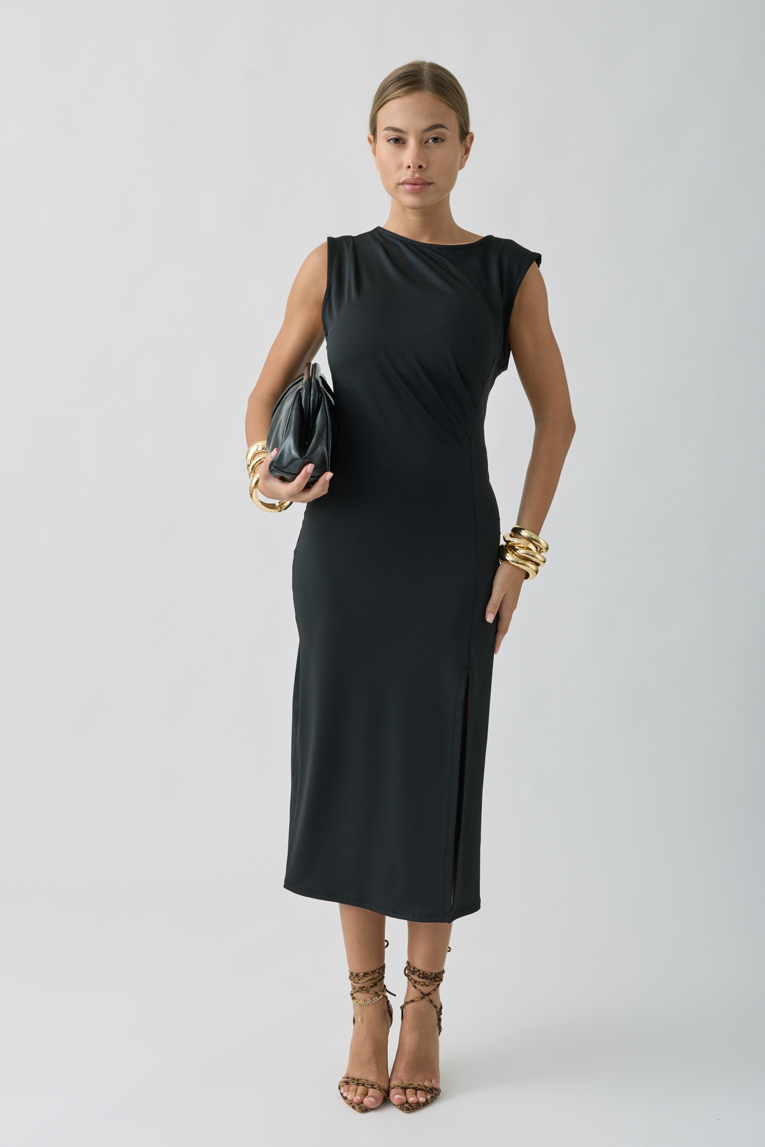 Abito Ines nero|Colore:Nero