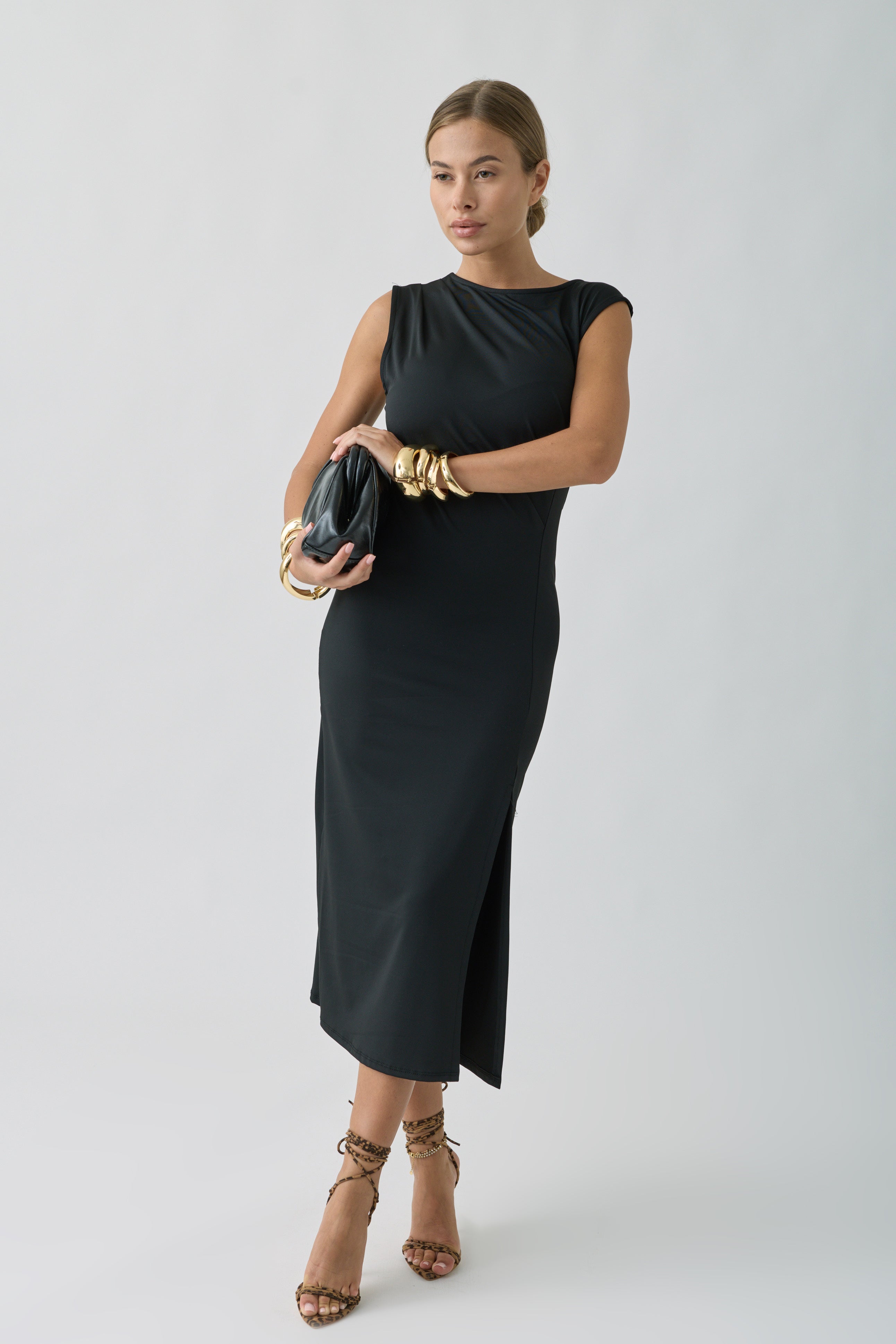 Abito Ines nero|Colore:Nero