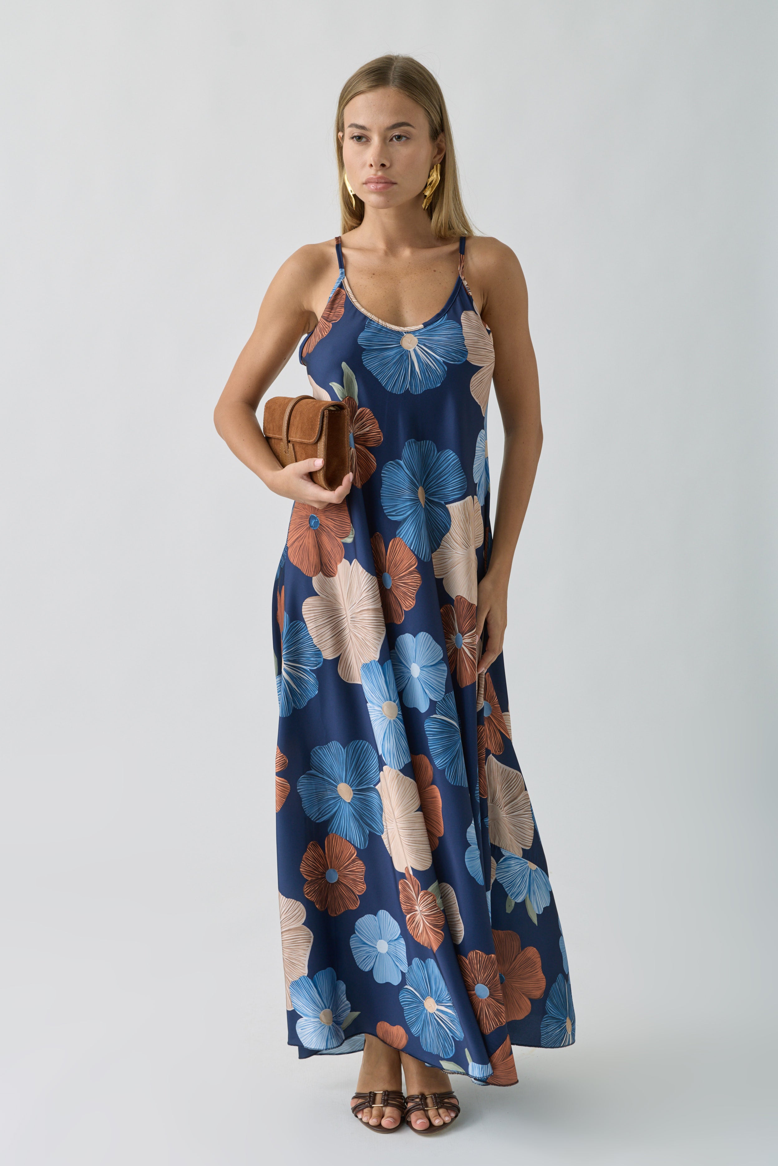 Abito Adele blu|Colore:Blu