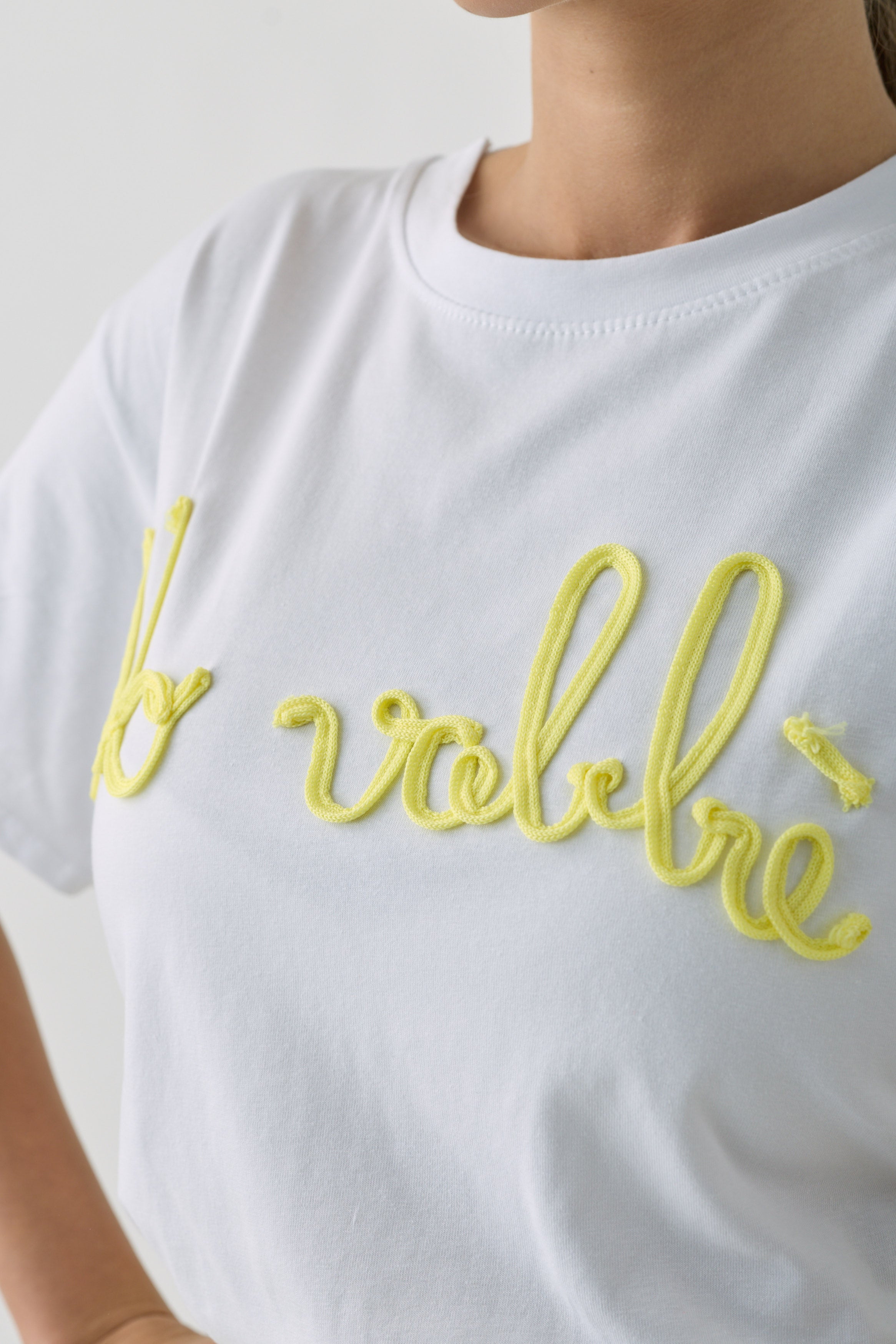 T-Shirt No Vabbè giallo|Colore:Giallo