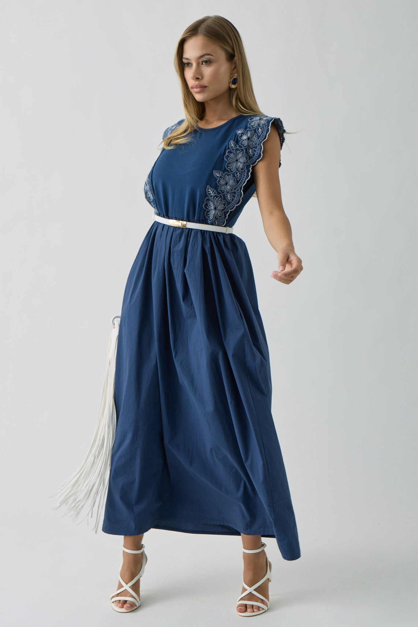 Abito Amalfi blu|Colore:Blu