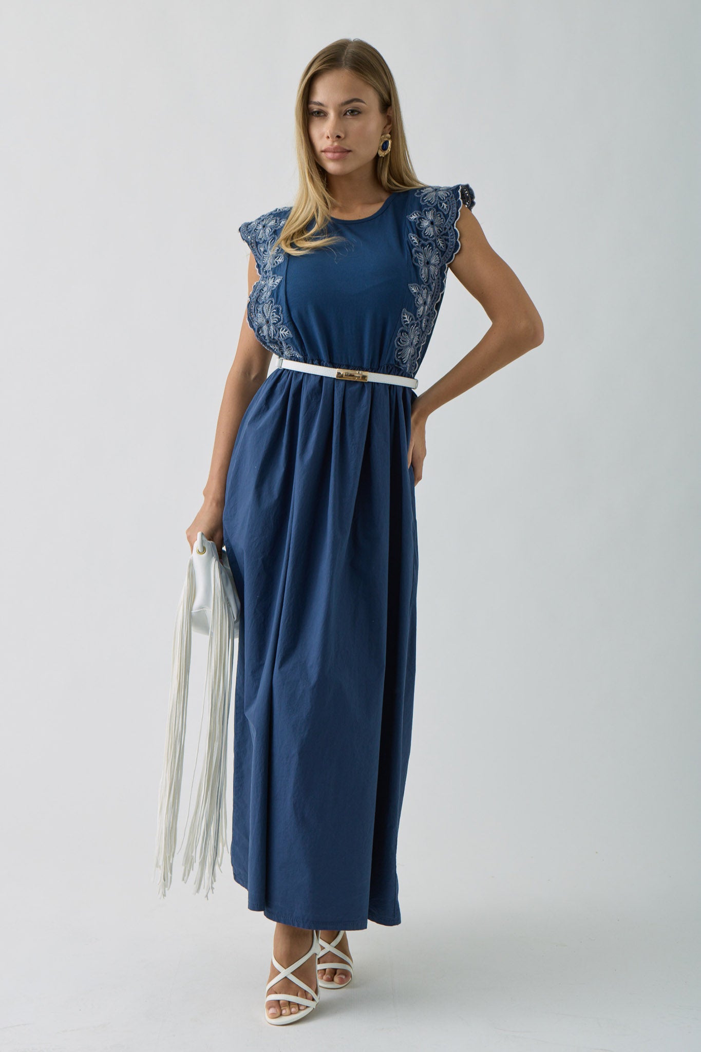Abito Amalfi blu|Colore:Blu
