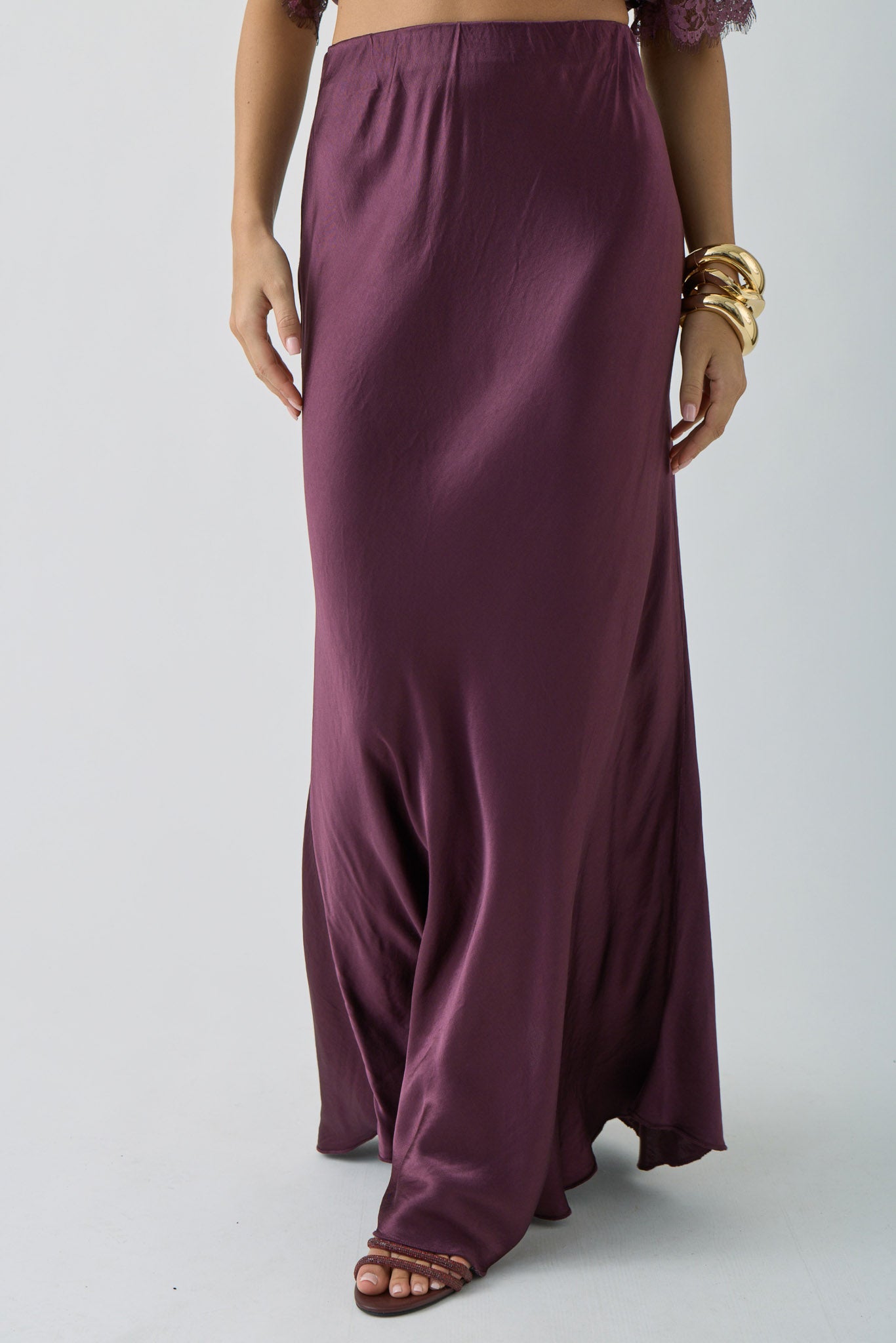 Gonna Longuette malva|Colore:Malva
