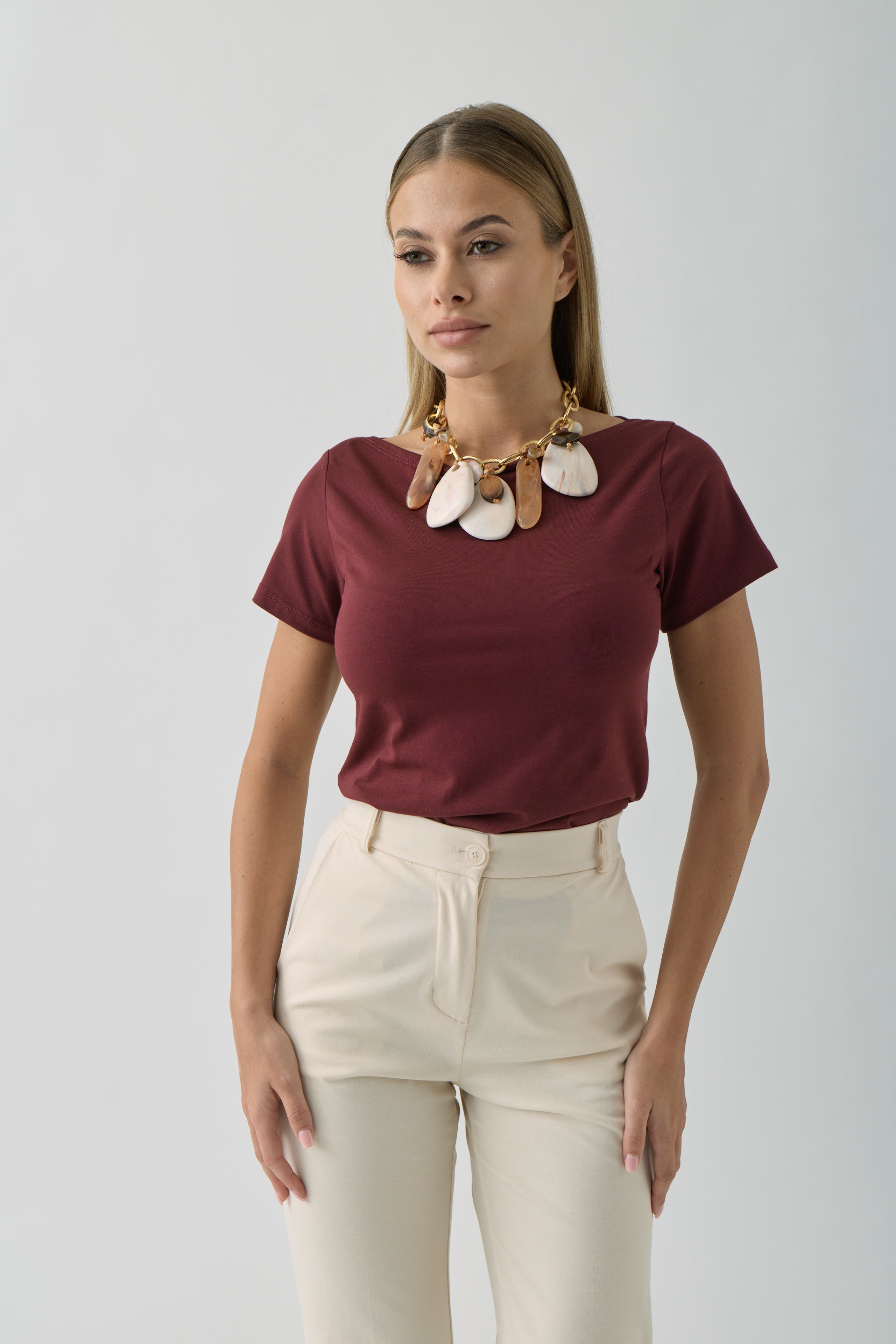 Maglia Mirea bordeaux|Colore:Bordeaux