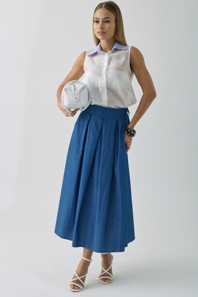 Gonna Denim denim chiaro|Colore:Denim chiaro