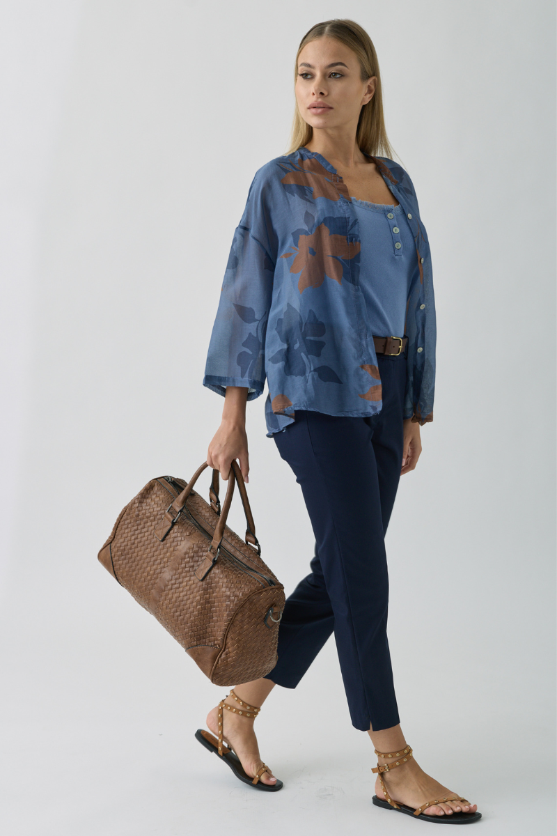 Pantalone Sahara Blu|Colore:Blu