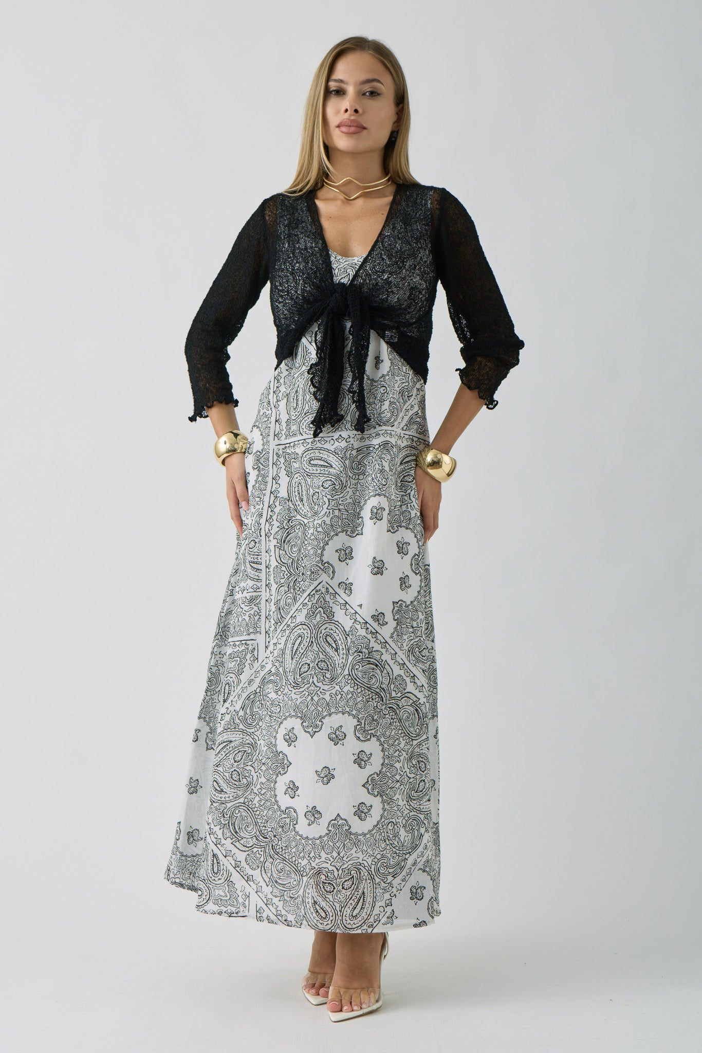 Abito Mandala nero|Colore:Nero