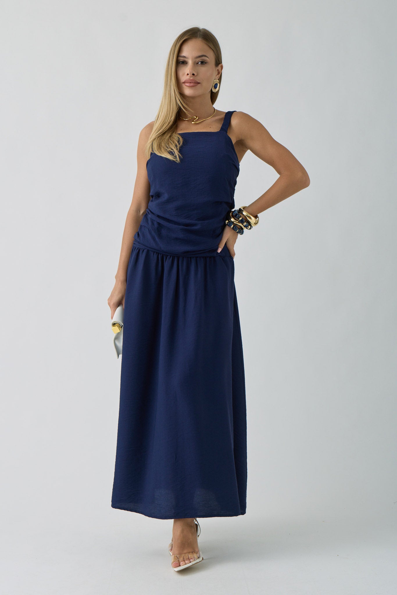 Abito Jasmine blu|Colore:Blu