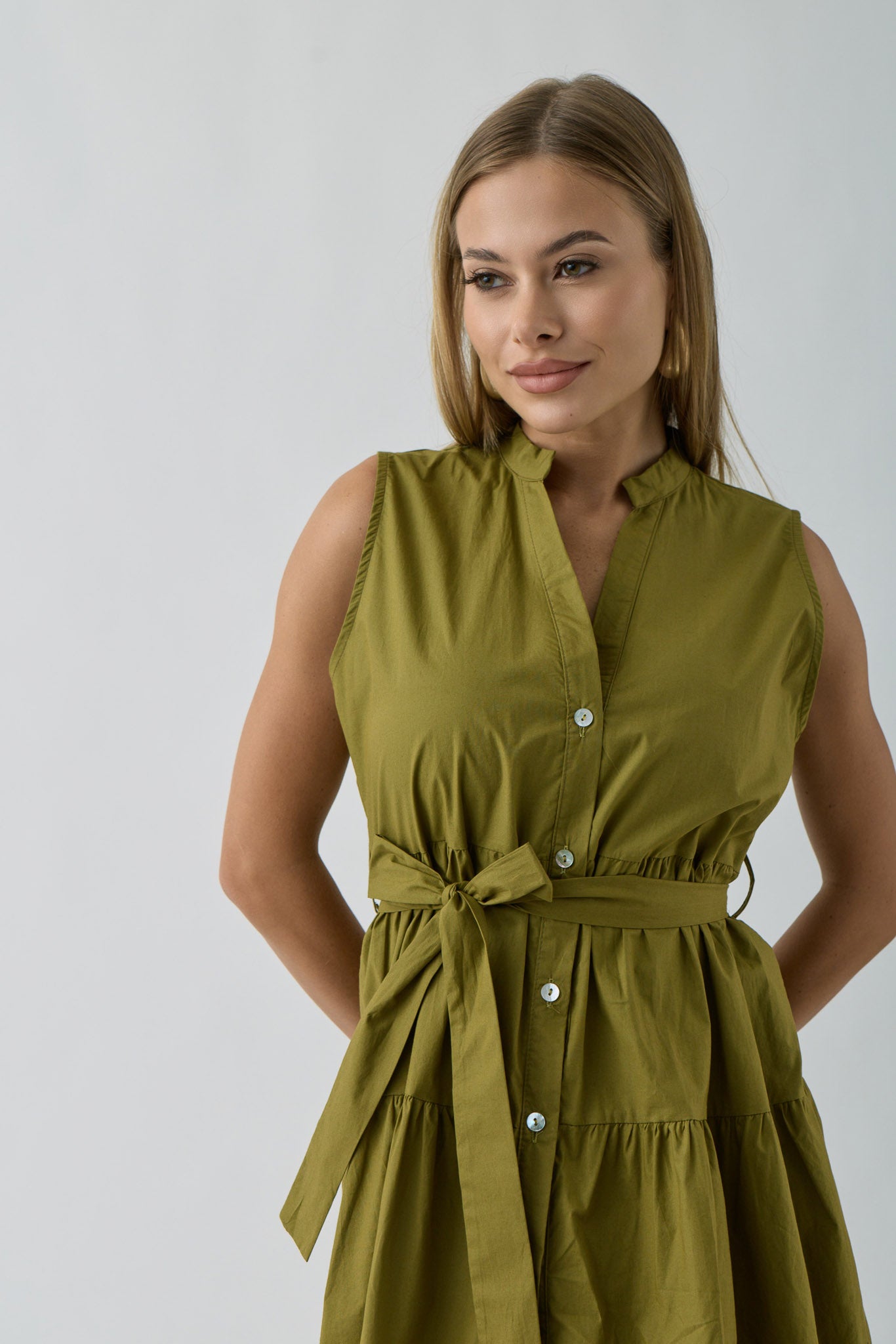 Chemisier Corto Verde|Colore:Verde