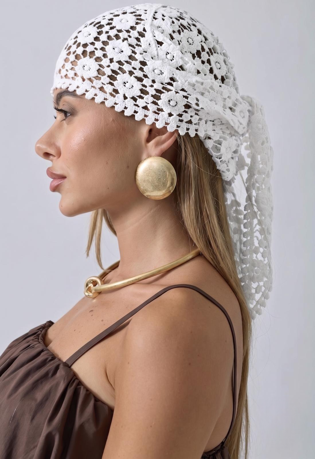 Foulard Multiuso Margaret Bianco|Colore:Bianco